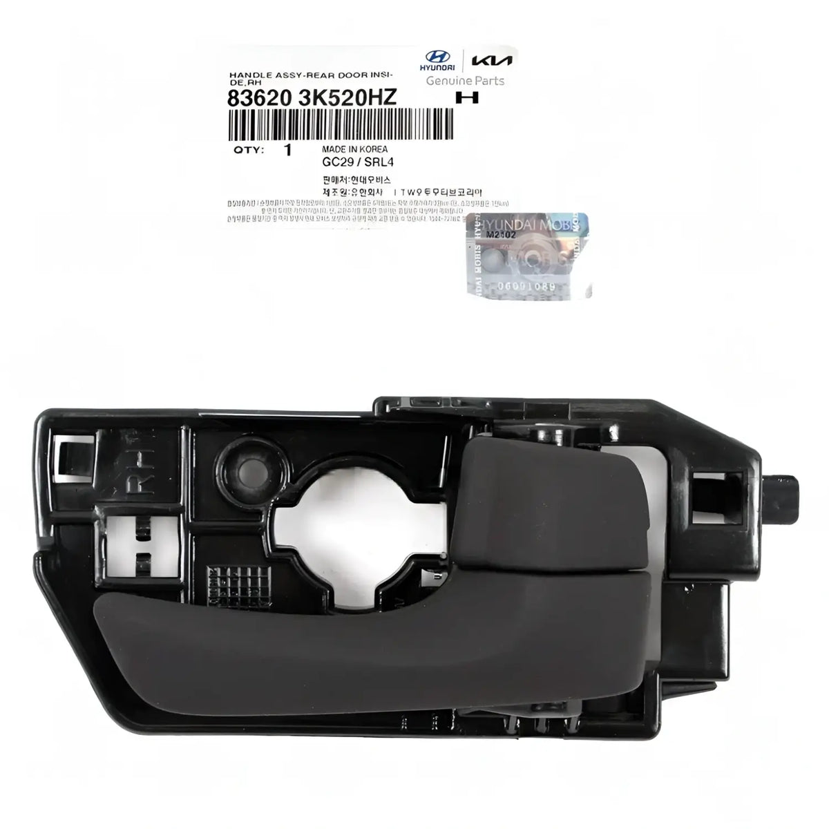 Genuine 836203K520HZ Inside Door Handle Rear Right For Hyundai Sonata 2009-2010