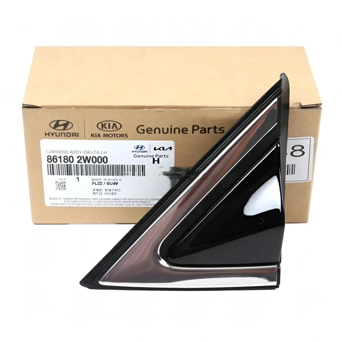 Genuine 861802W000 Fender Pillar Molding Left Driver For Hyundai Santa Fe 13-19