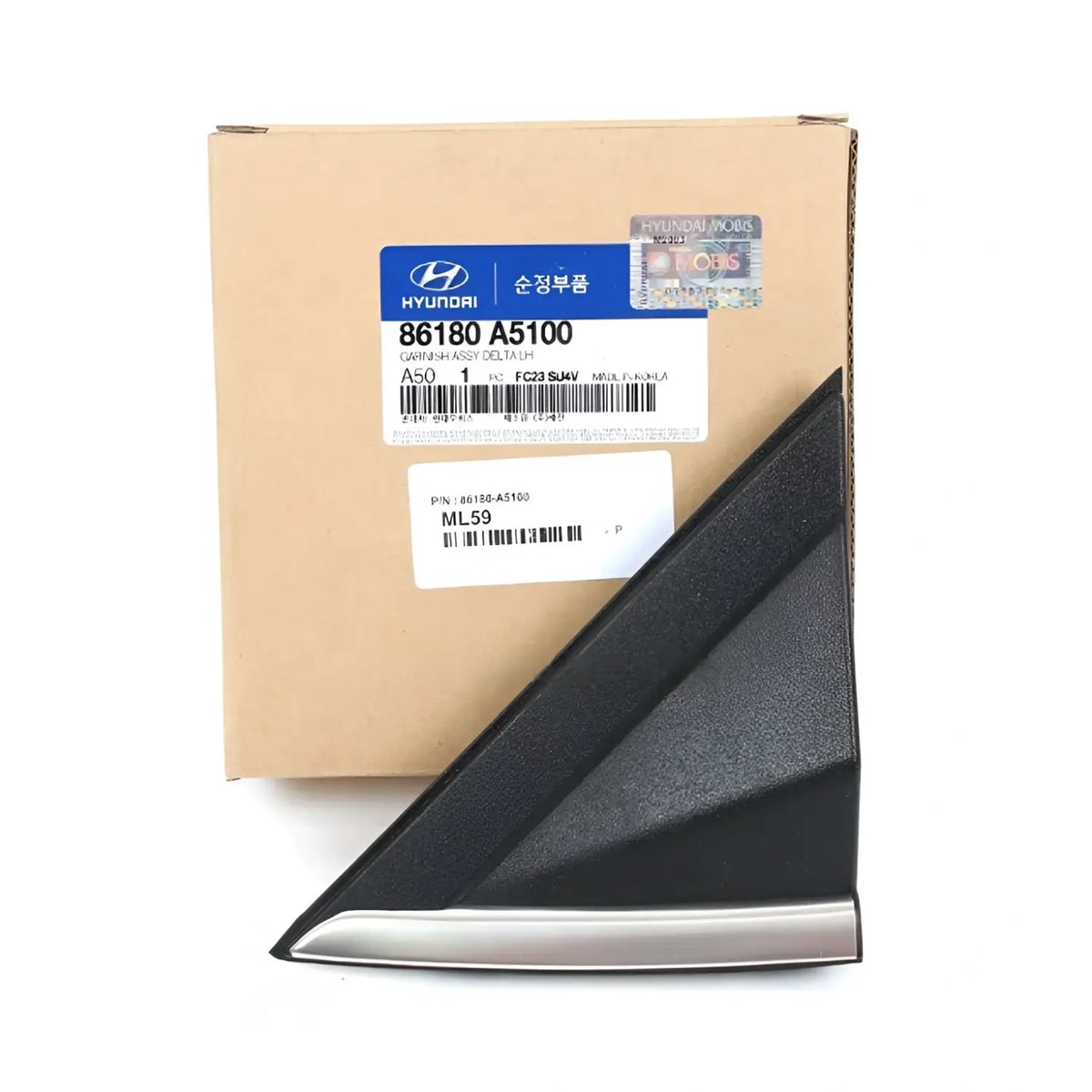 Genuine 86180A5100 Fender Pillar Molding Left For Hyundai Elantra GT 2013-2017