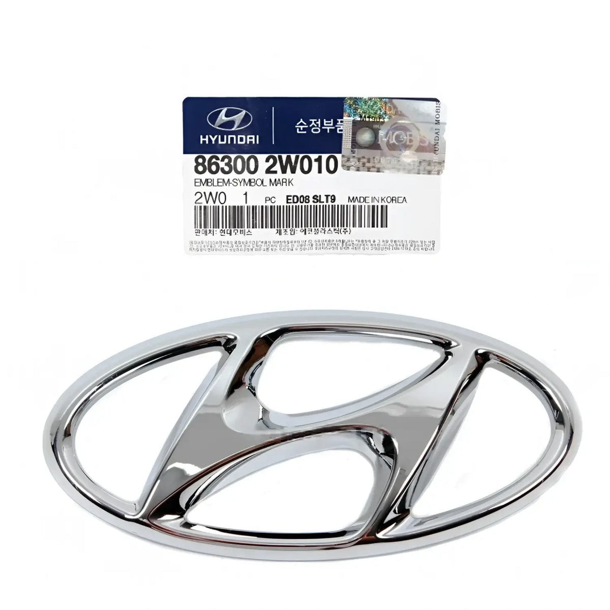 Genuine 863002W010 Trunk Tailgate "H" Emblem For Hyundai Santa Fe 2013-2018