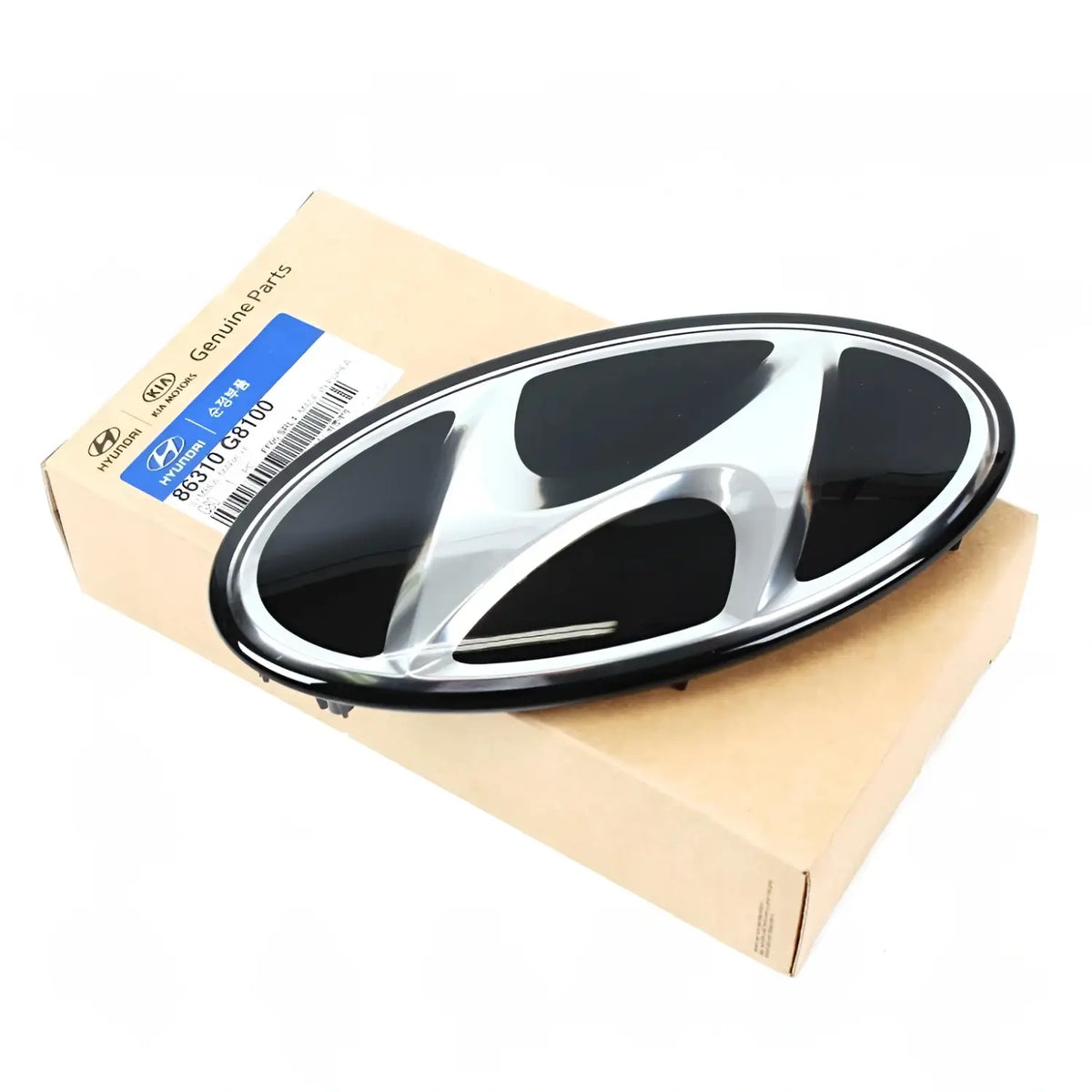 Genuine 86310G8100 Emblem Front Grille Logo "H" Ornament For Sonata 2018-2019