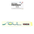Genuine 863112K500 Rear Trunk "SOUL GDI" Emblem Badge For Kia Soul 2010-2021