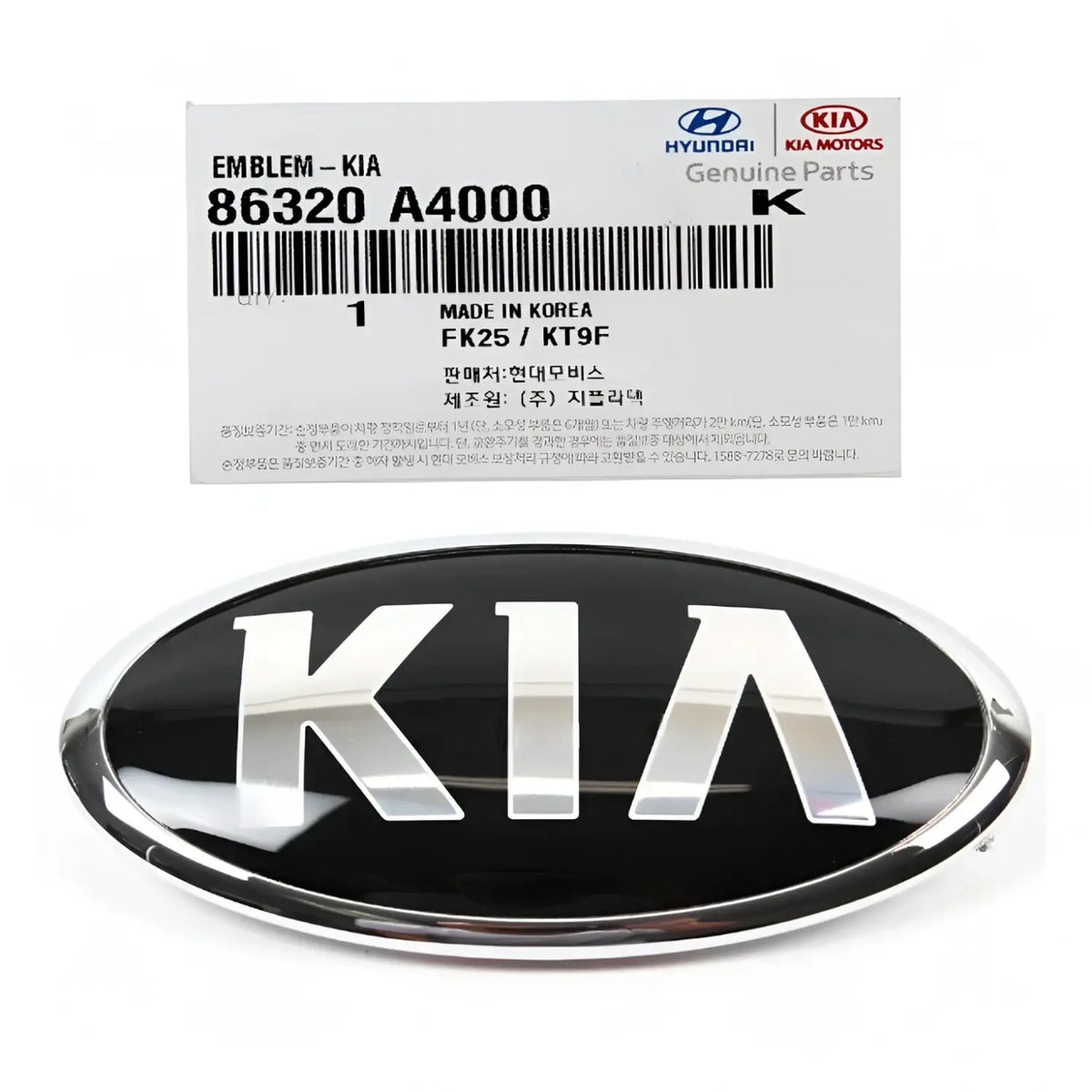 Genuine 86320A4000 Front Grille Emblem Badge For Kia Sportage 2017-2022