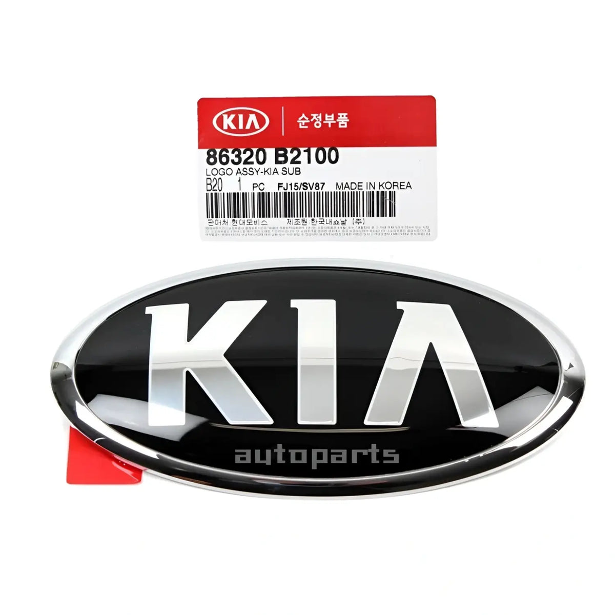 Genuine 86320B2100 Rear Trunk Logo Emblem For Kia Soul 2014-2015