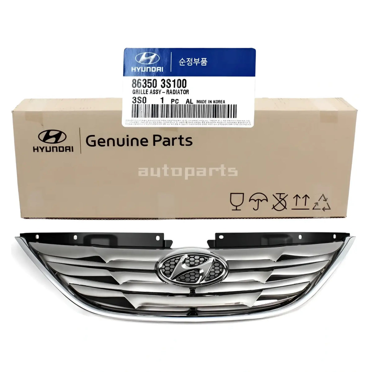 Genuine 863503S100 Radiator Grille Front For Hyundai Sonata 2011-2013
