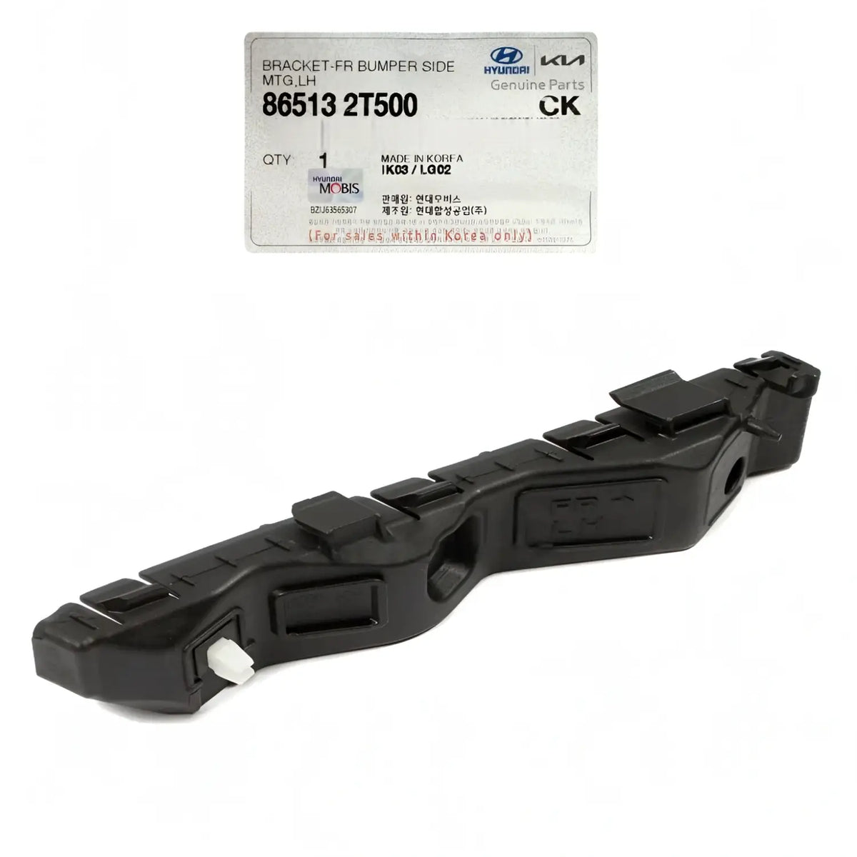 Genuine 865132T500 Front Bumper Side Bracket Left Driver For Kia Optima 2014-2016