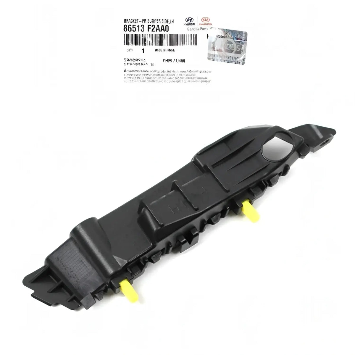 Genuine 86513F2AA0 Front Bumper Bracket Left Driver For Hyundai Elantra 2019-2020