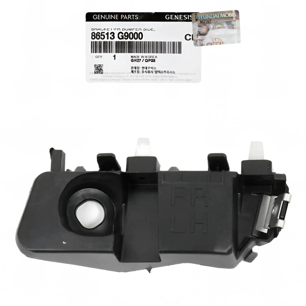 Genuine 86513G9000 Front Bumper Bracket Retainer Left For Genesis G70 2019-2021