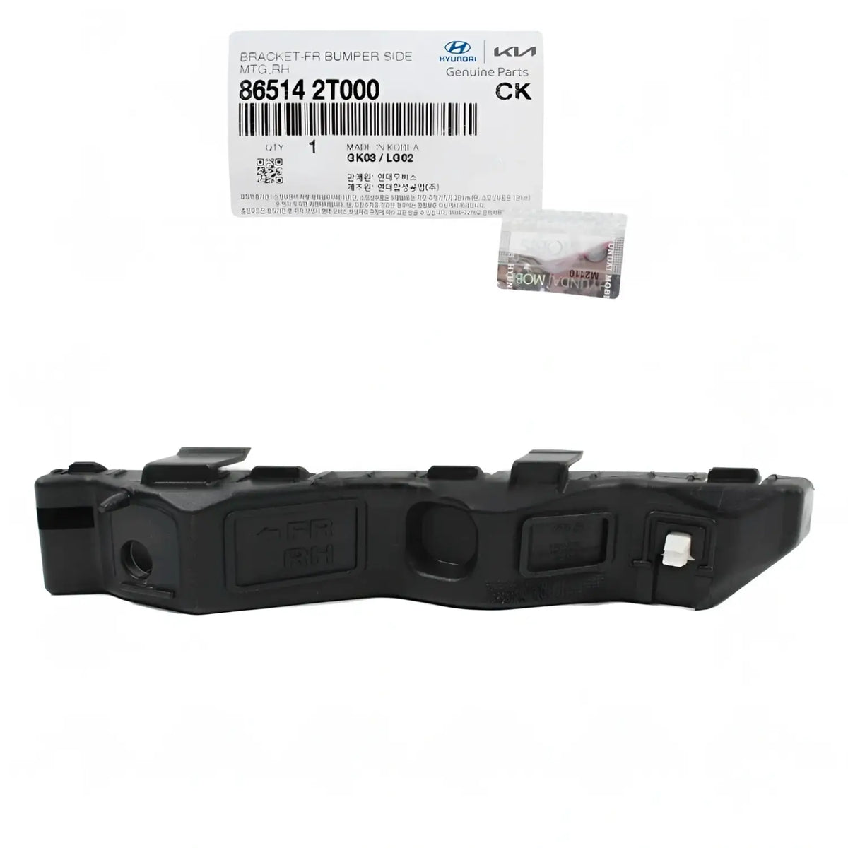 Genuine 865142T000 Front Bumper Brackets Right For Kia Optima 2011-2013