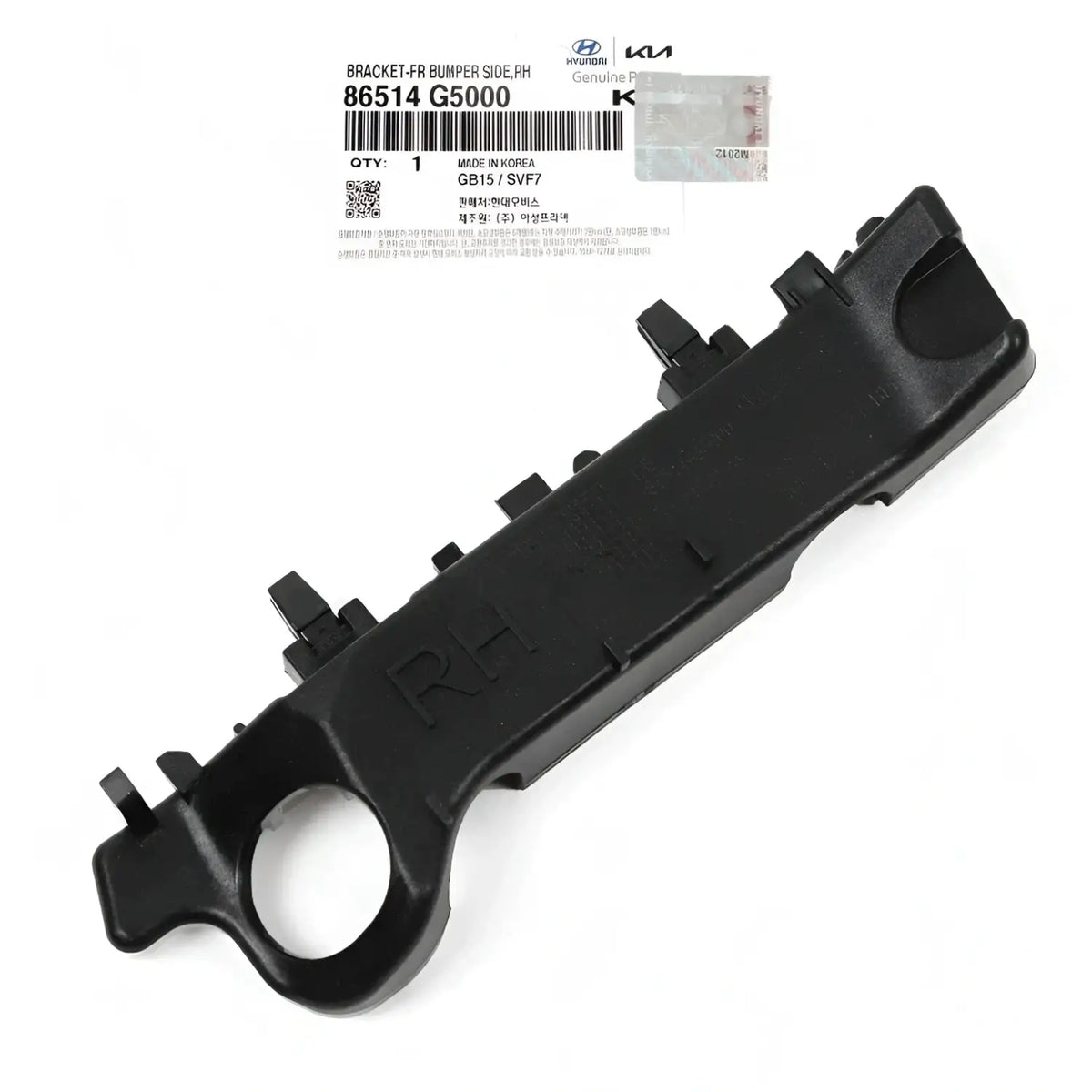 Genuine 86514G5000 Front Bumper Bracket Right Passenger For Kia Niro 2017-2020