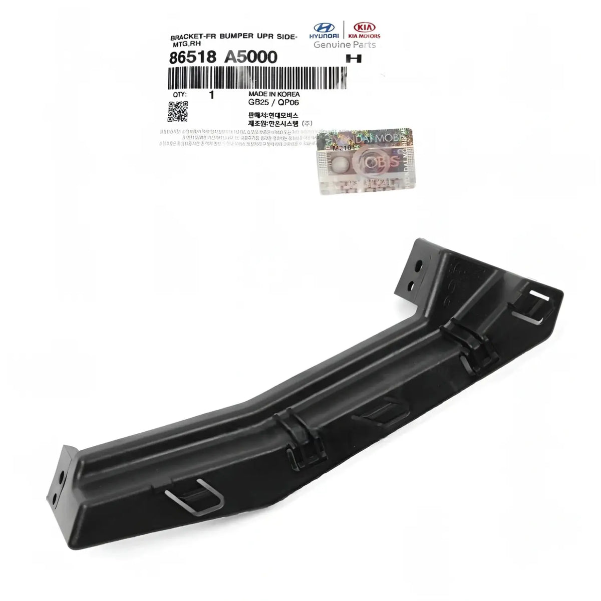 Genuine 86518A5000 Bumper Bracket Front Right For Hyundai Elantra GT 2013-2017