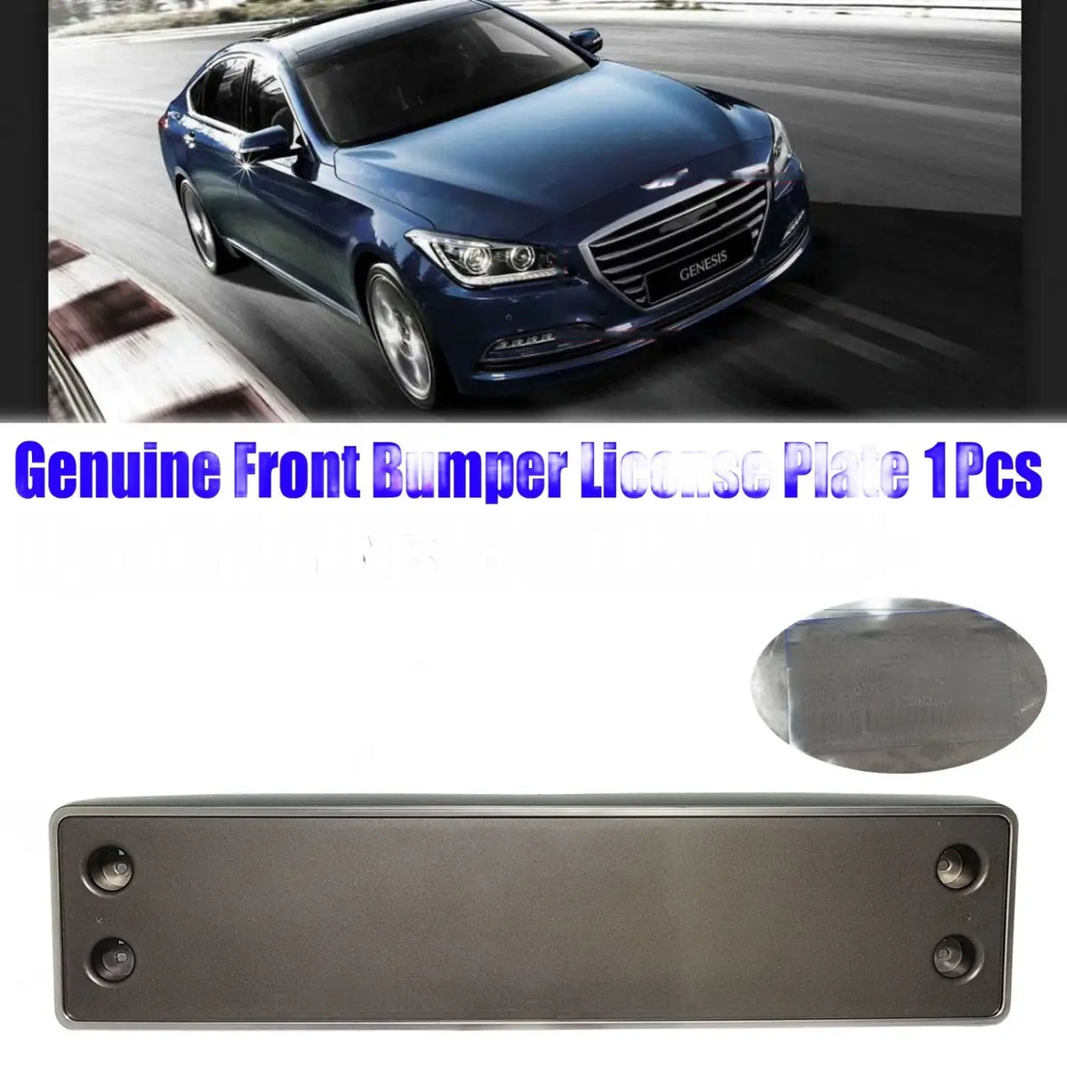 Genuine 86519B1000 Front Bumper License Plate For Hyundai Genesis Sedan 2015-2016