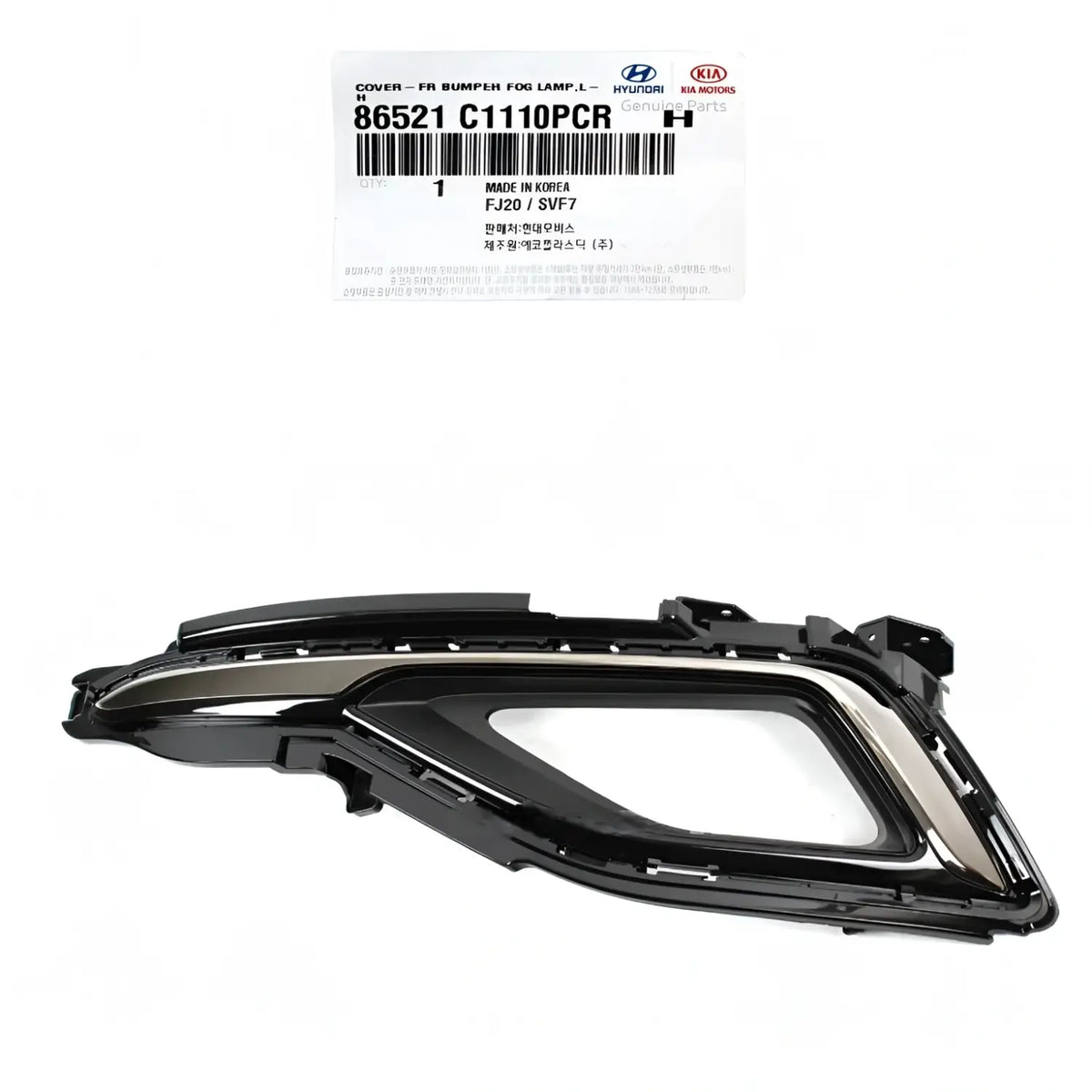 Genuine 86521C1110PCR Fog Lamp Light Cover Bezel Left For Hyundai Sonata 2015-2017