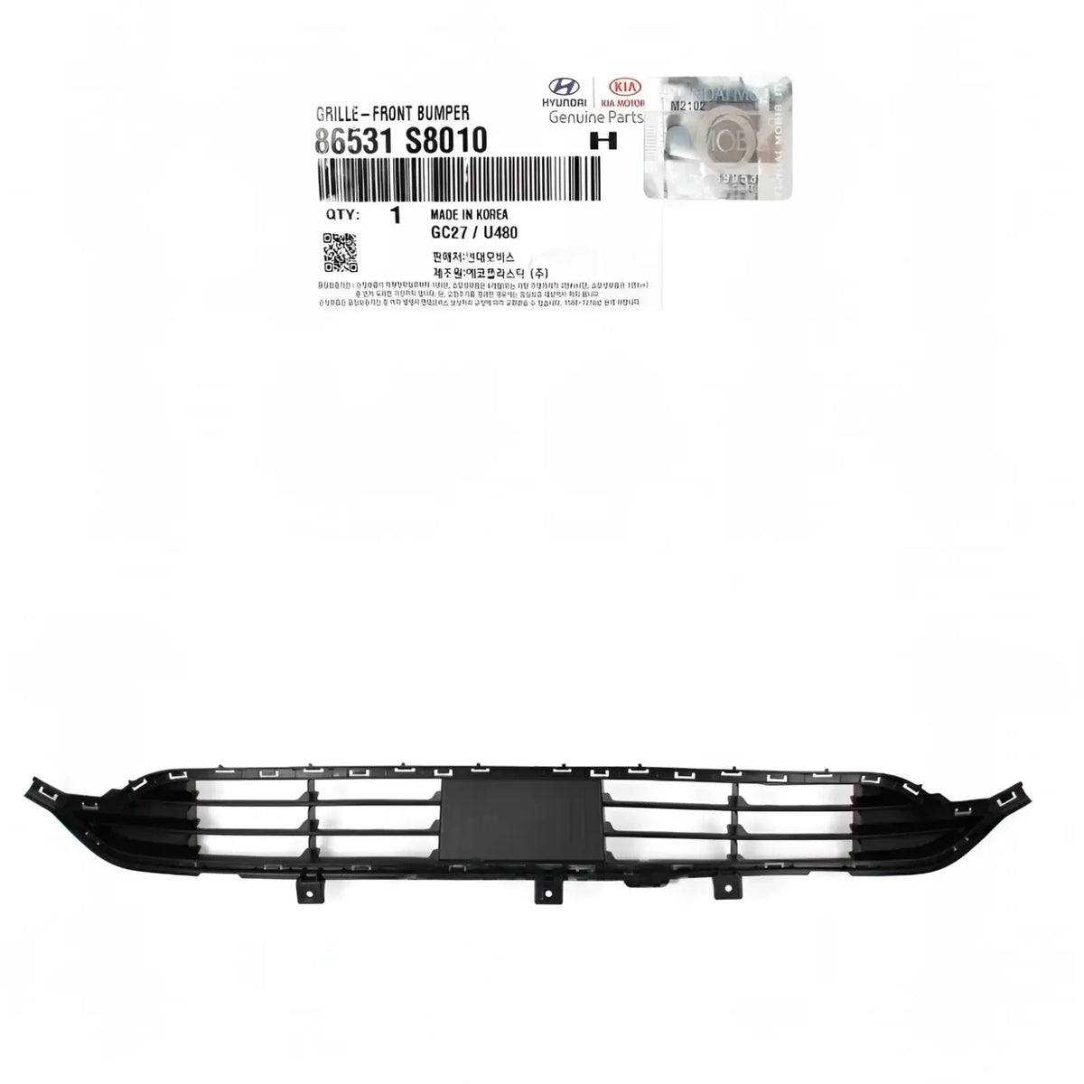 Genuine 86531S8010 Front Bumper Lower Grille For Hyundai Palisade 2020-2022