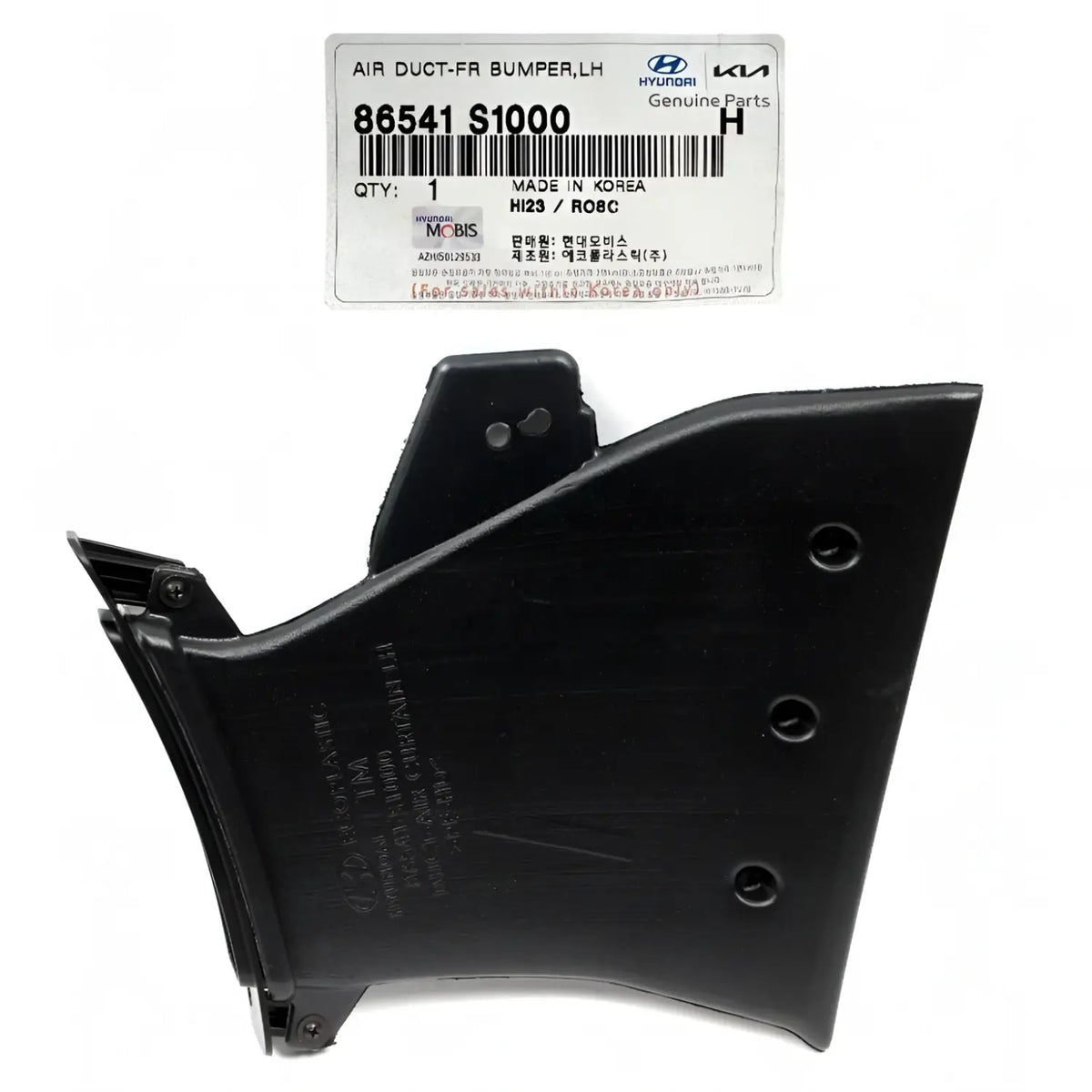 Genuine 86541S1000 Front Bumper Air Duct Left For Hyundai Santa Fe 2019