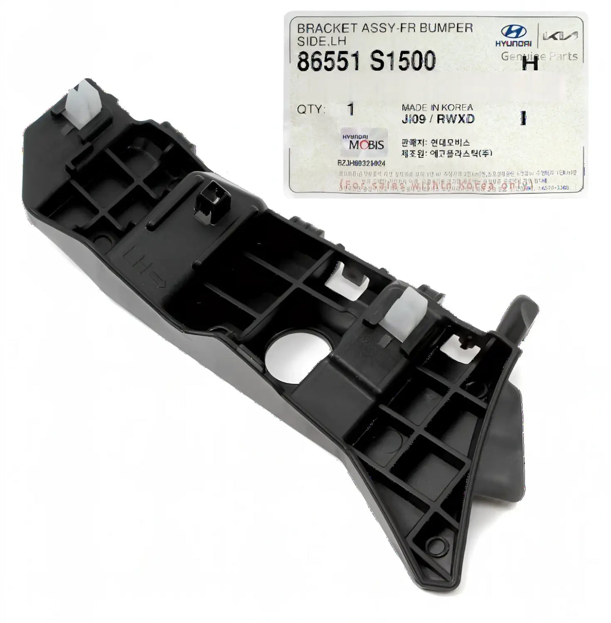 Genuine 86551S1500 Front Bumper Bracket Left Driver For Hyundai Santa Fe 2021-2023