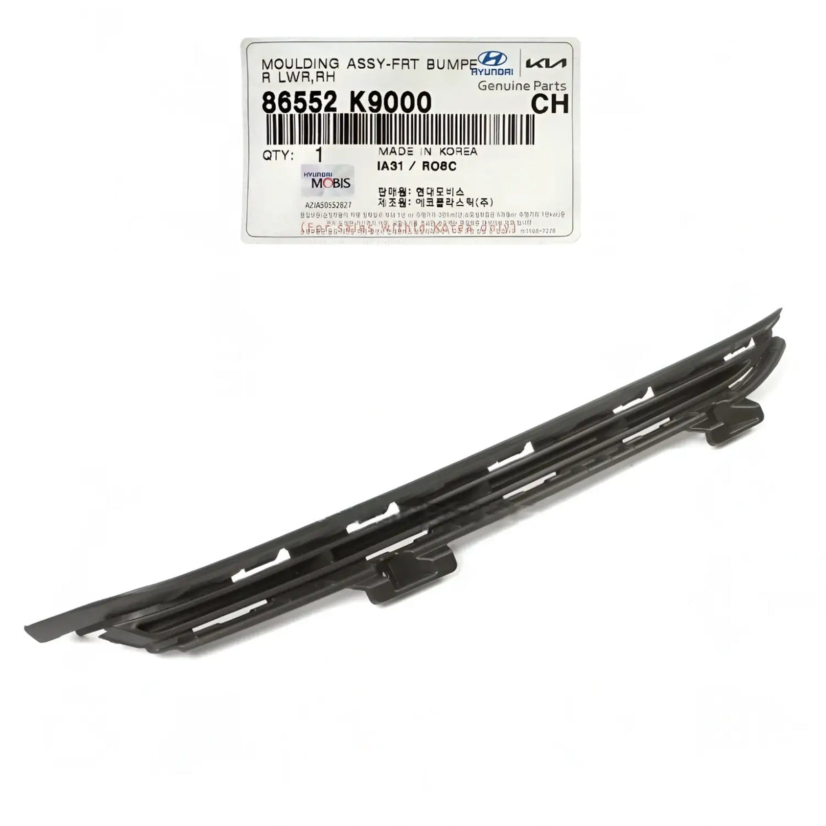 Genuine 86552K9000 Front Bumper Trim Molding Right For Hyundai Veloster N 19-22