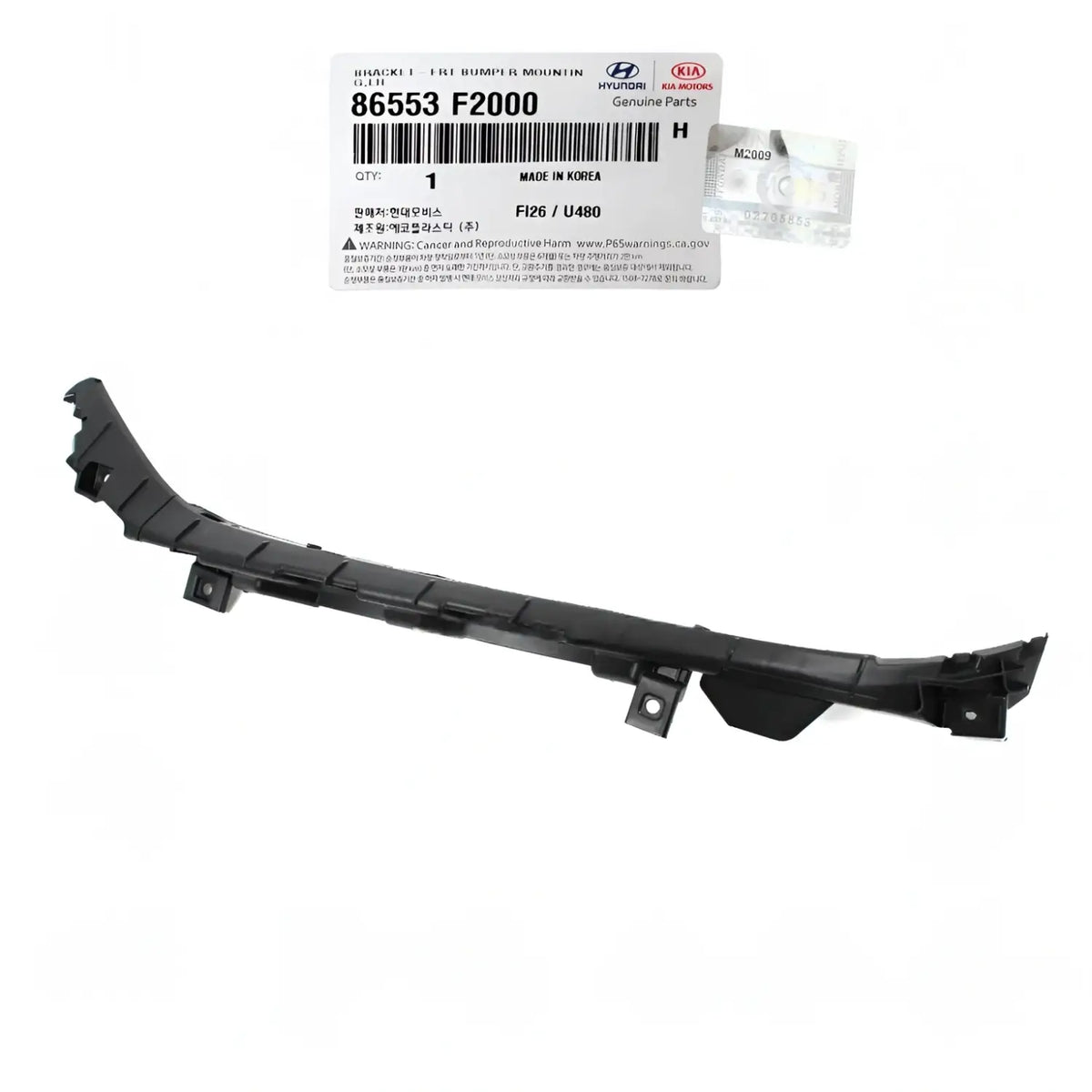 Genuine 86553F2000 Front Bumper Bracket Left Driver For Hyundai Elantra 2017-2018