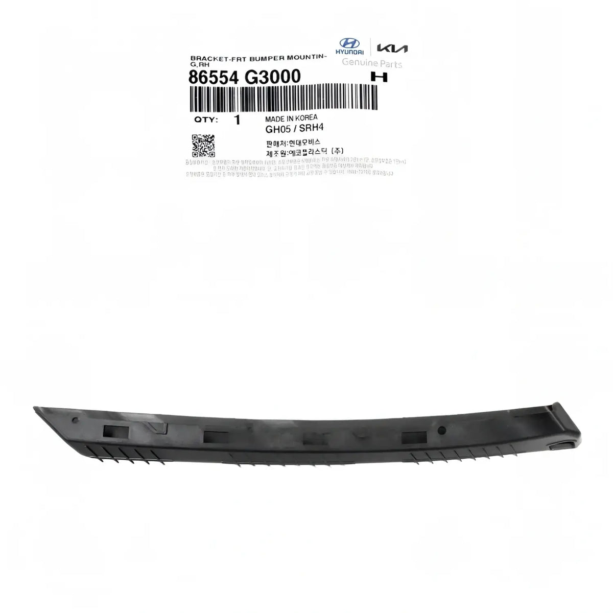 Genuine 86554G3000 Front Bumper Bracket Right For Hyundai Elantra GT 2018-2020
