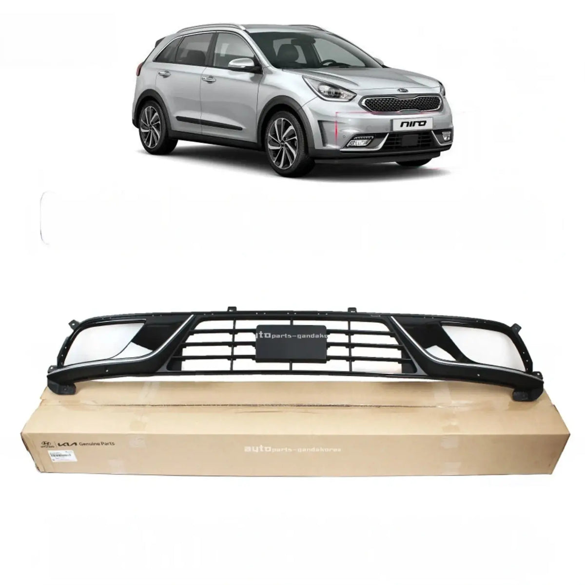 Genuine 86560G5100 Front Bumper Lower Grille For Kia Niro 2017-2019