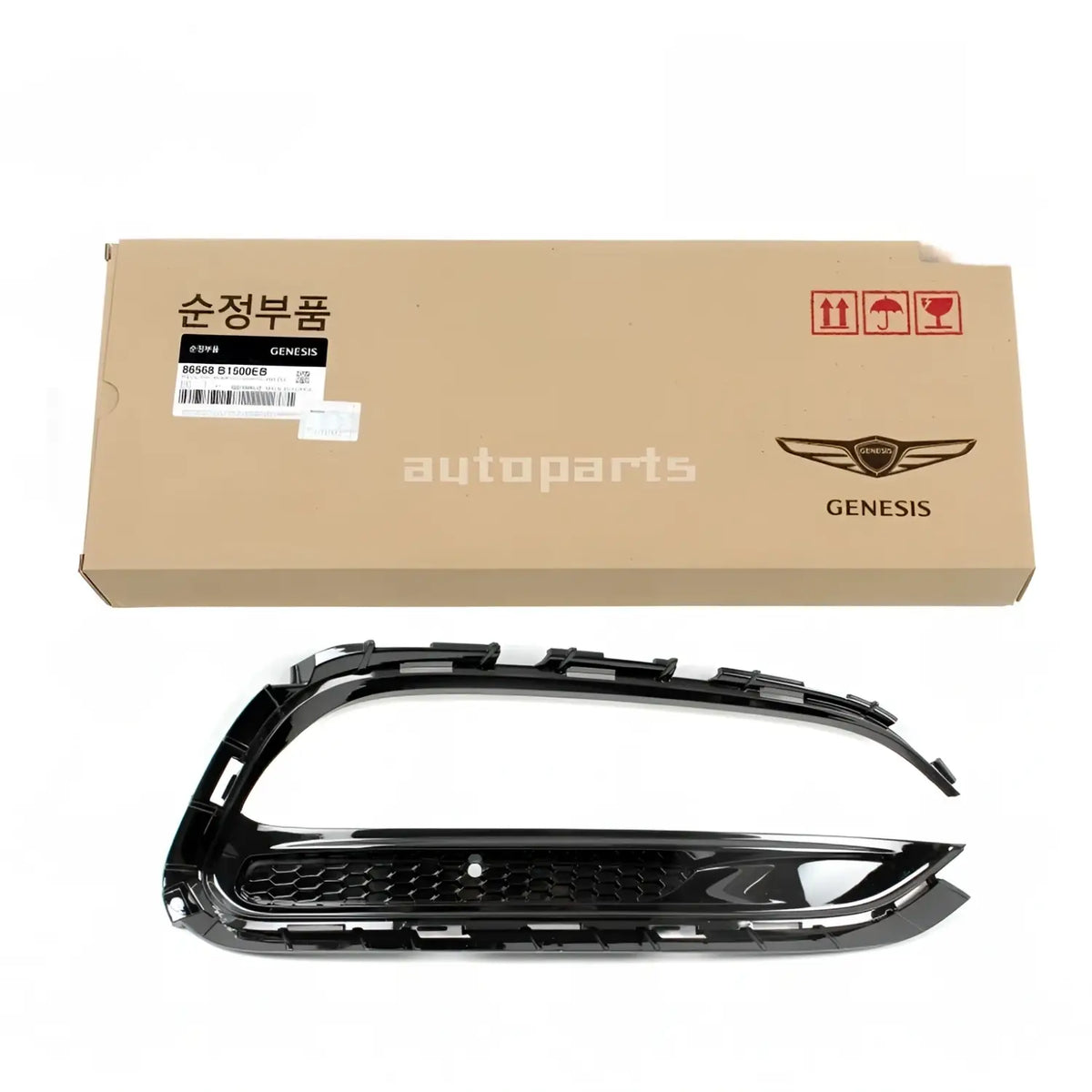 Genuine 86568B1500EB Fog Lamp Grille Cover Right PASSENGER For GENESIS G80 18-20