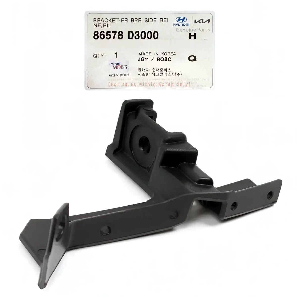 Genuine 86578D3000 Front Bumper Side Bracket Right For Hyundai Tucson 2016-2018