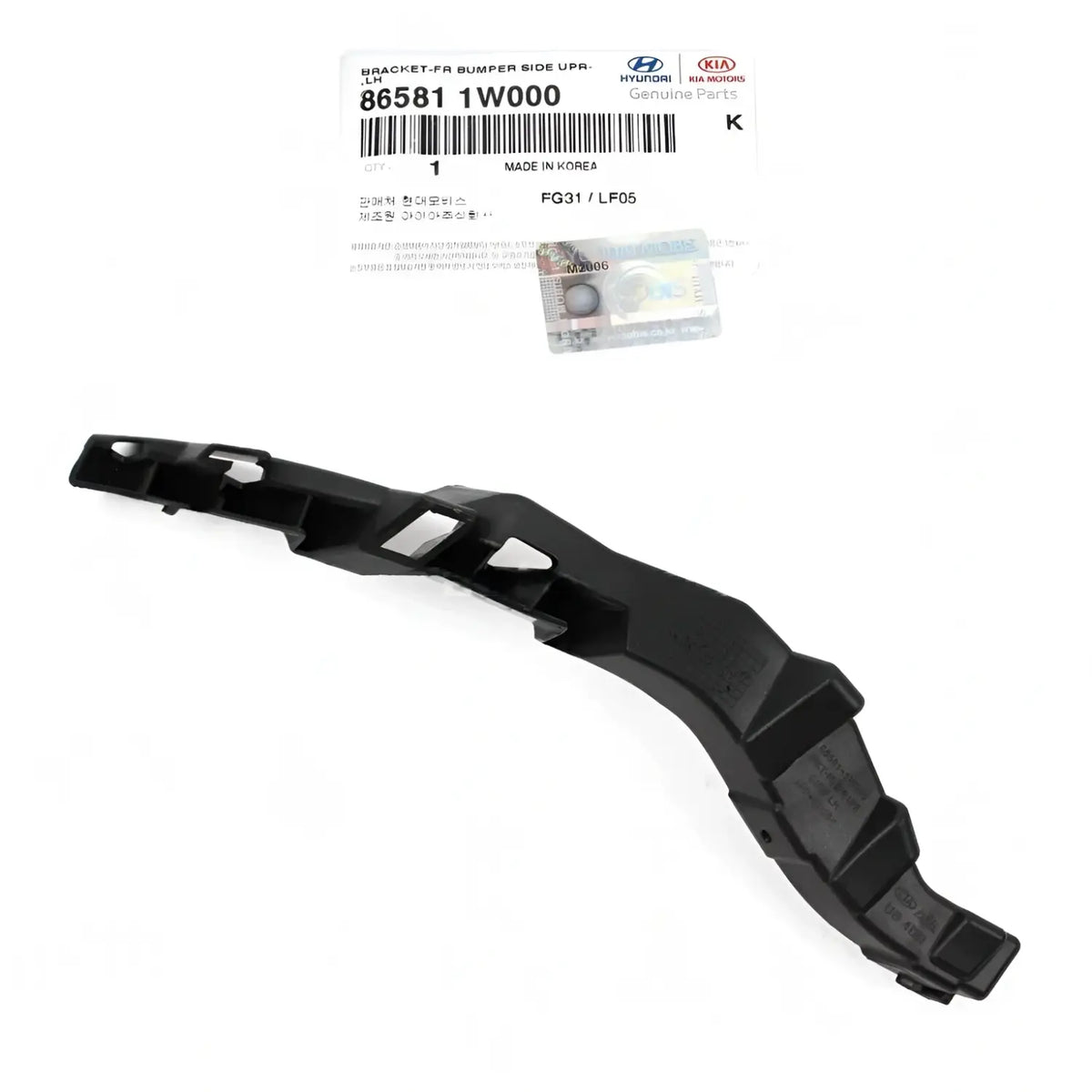 Genuine 865811W000 Front Bumper Bracket LEFT DRIVER For Kia Rio 2012-2015