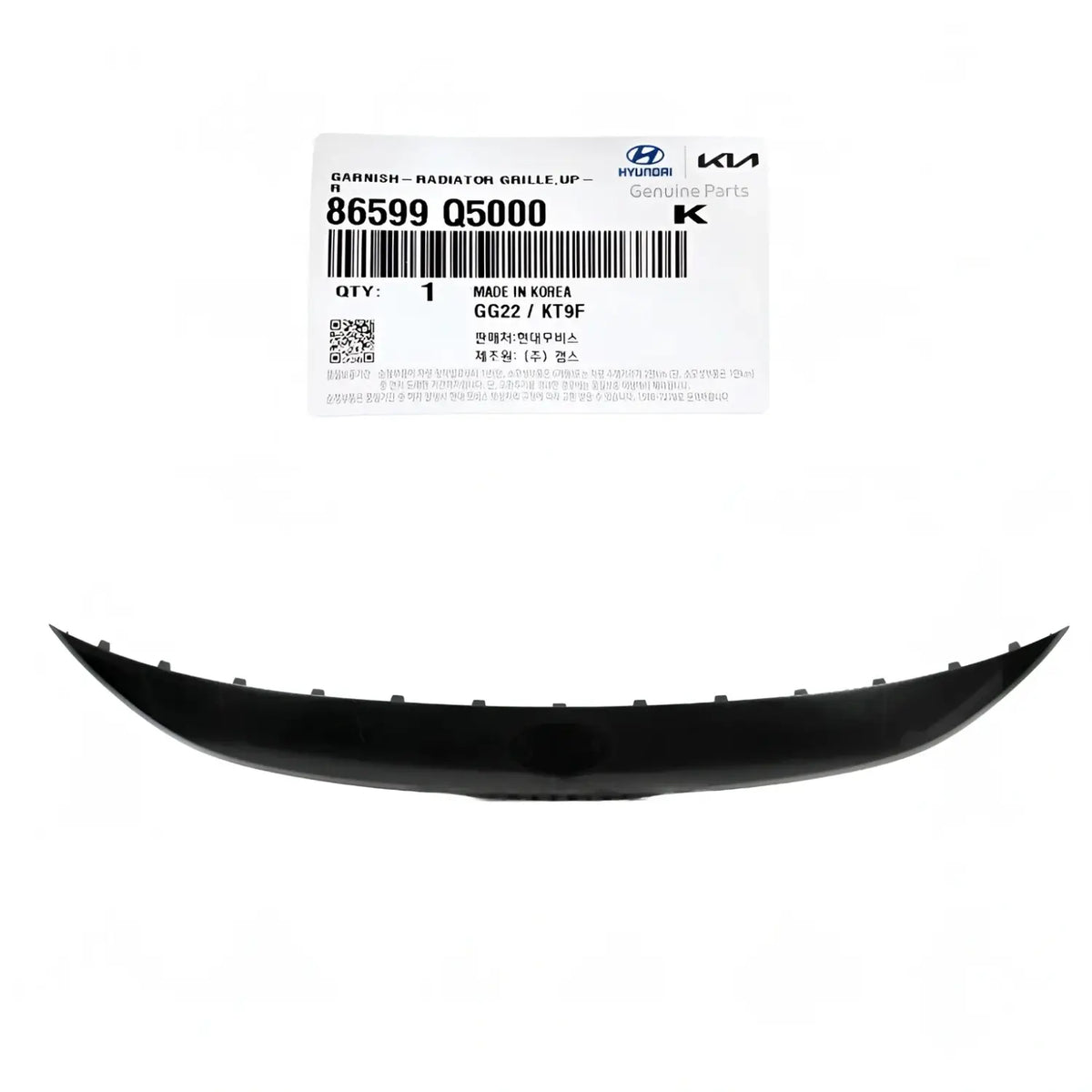 Genuine 86599Q5000 Front Grille Upper Trim Cover For Kia Seltos 2020-2023