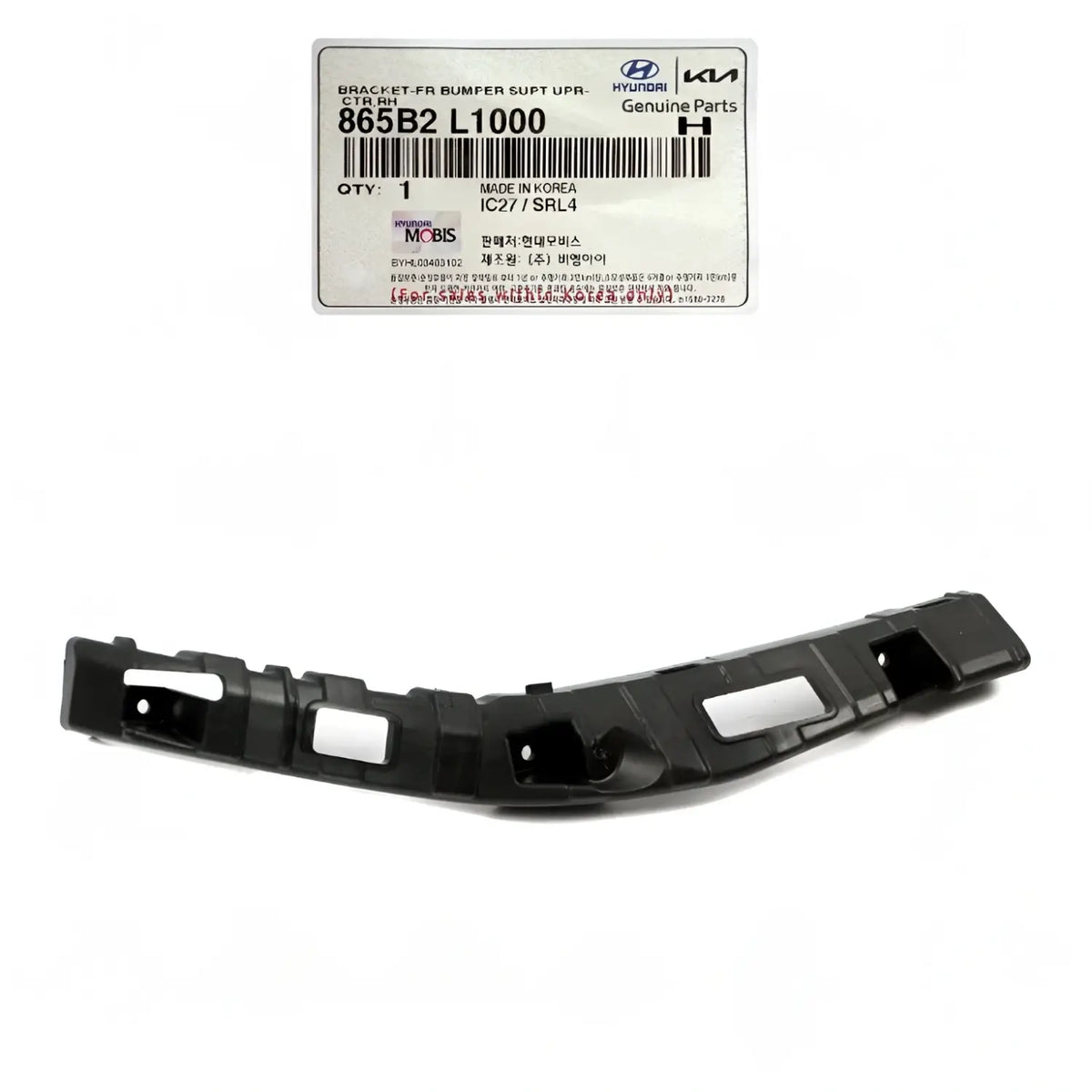 Genuine 865B2L1000 Front Bumper Upper Bracket Right For Sonata HYBRID 2020-2023