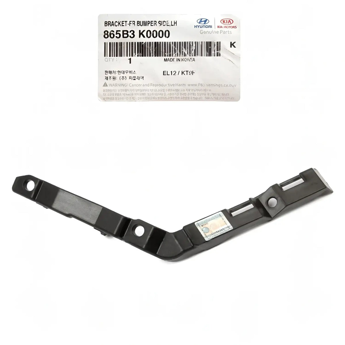 Genuine 865B3K0000 Front Bumper Side Bracket Left Driver For Kia Soul 2020-2022