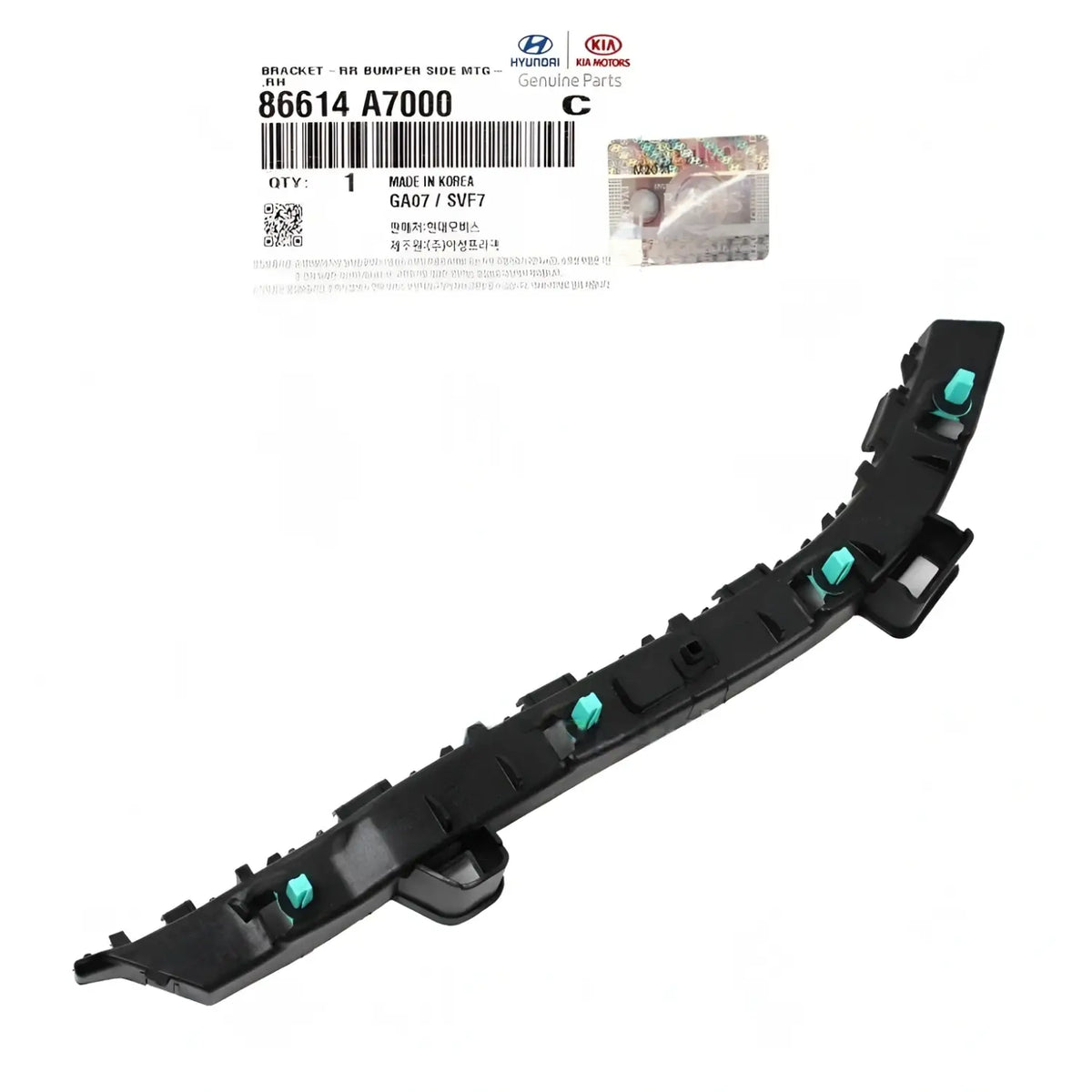 Genuine 86614A7000 Rear Bumper Bracket Right RH For Kia Forte Sedan 2014-2018