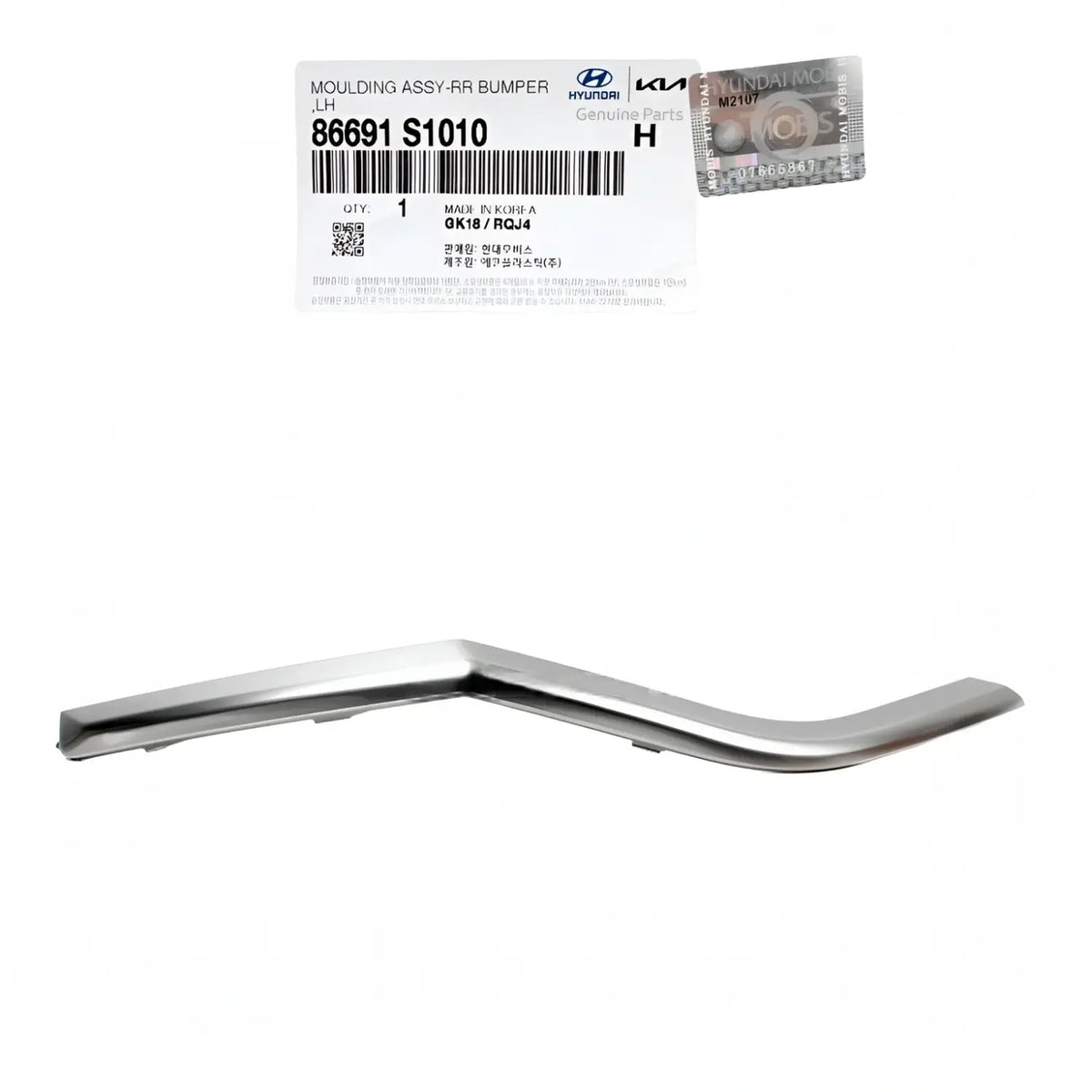 Genuine 86691S1010 Rear Bumper Molding Left Driver For Hyundai Santa Fe 2019-2020