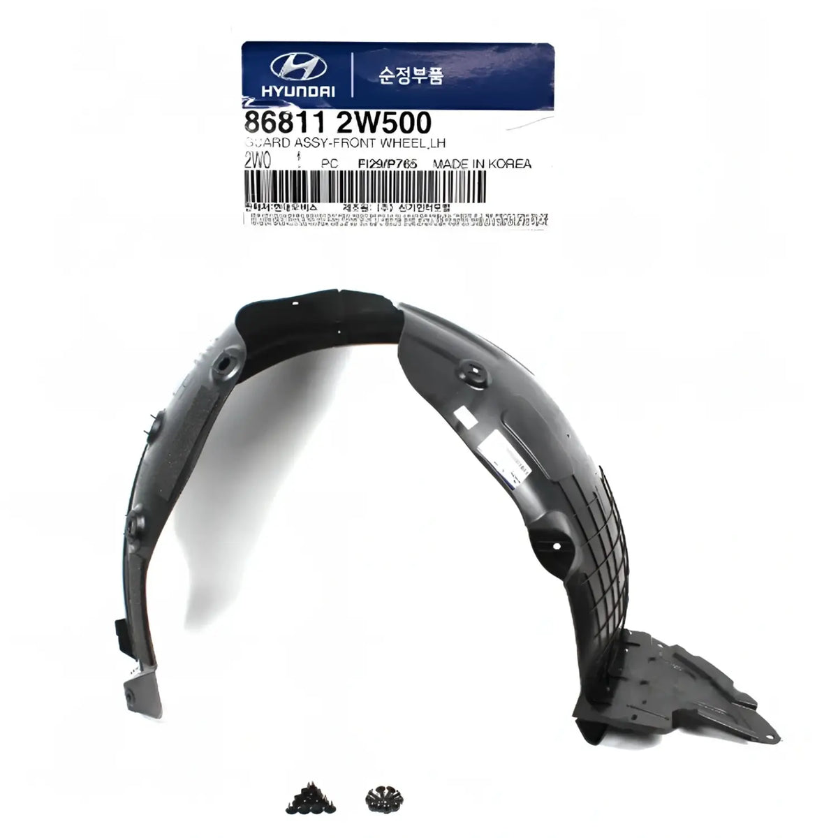 Genuine 868112W500 Fender Liner Front Left Driver For Santa Fe Sport 2017-2018