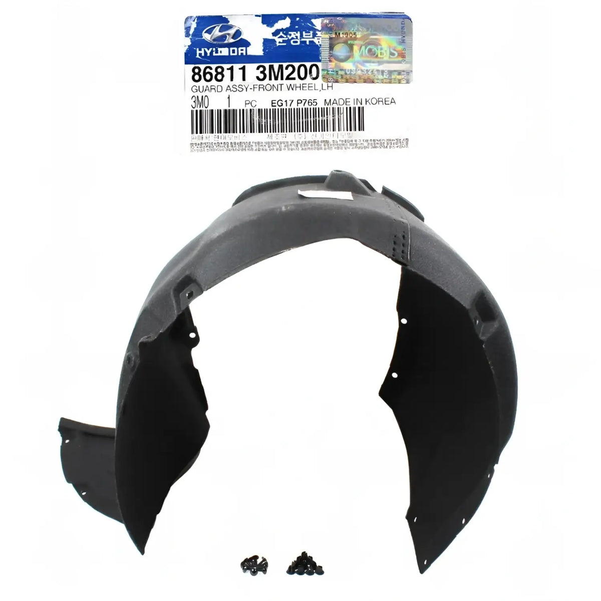 Genuine 868113M200 Front Fender Liner Left Driver For Hyundai Genesis 2009-2014