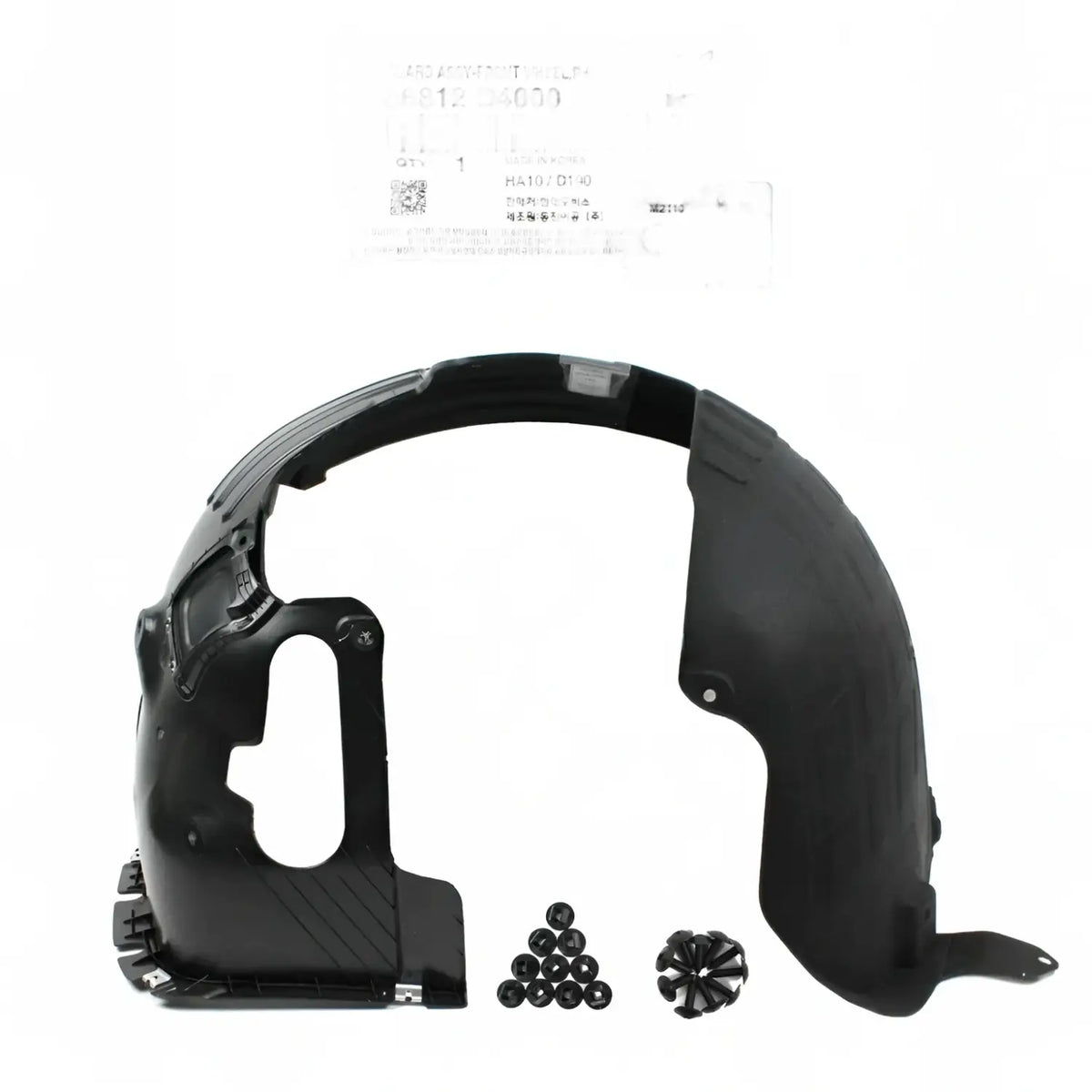 Genuine 86812D4000 Front Fender Liner Right Passenger For Kia Optima 2016-2018