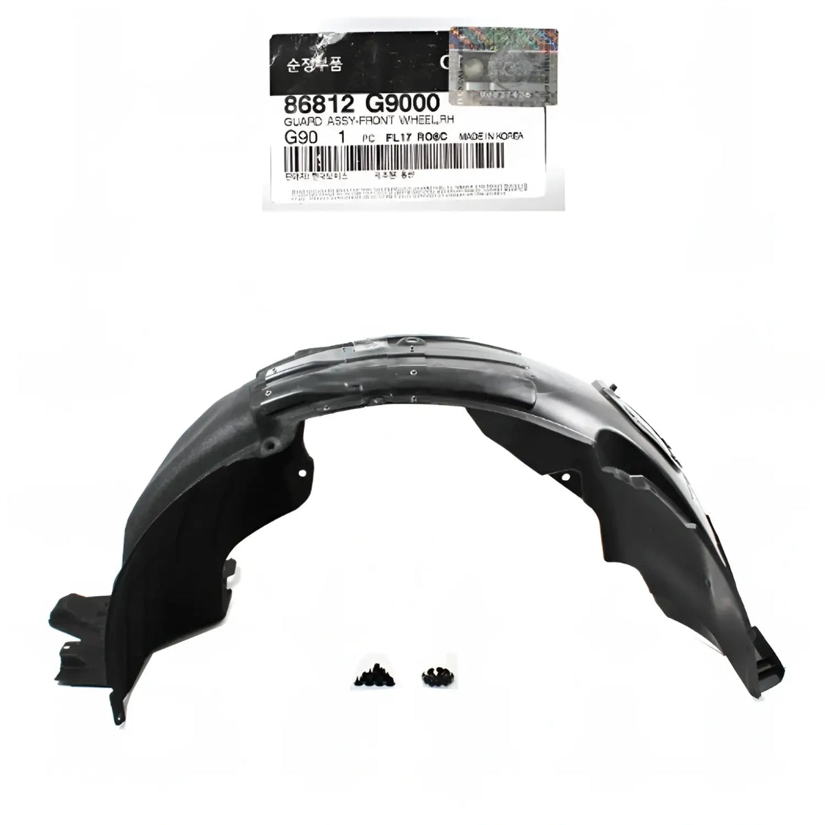 Genuine 86812G9000 Fender Liner Front Right Passenger For Genesis G70 2019-2021