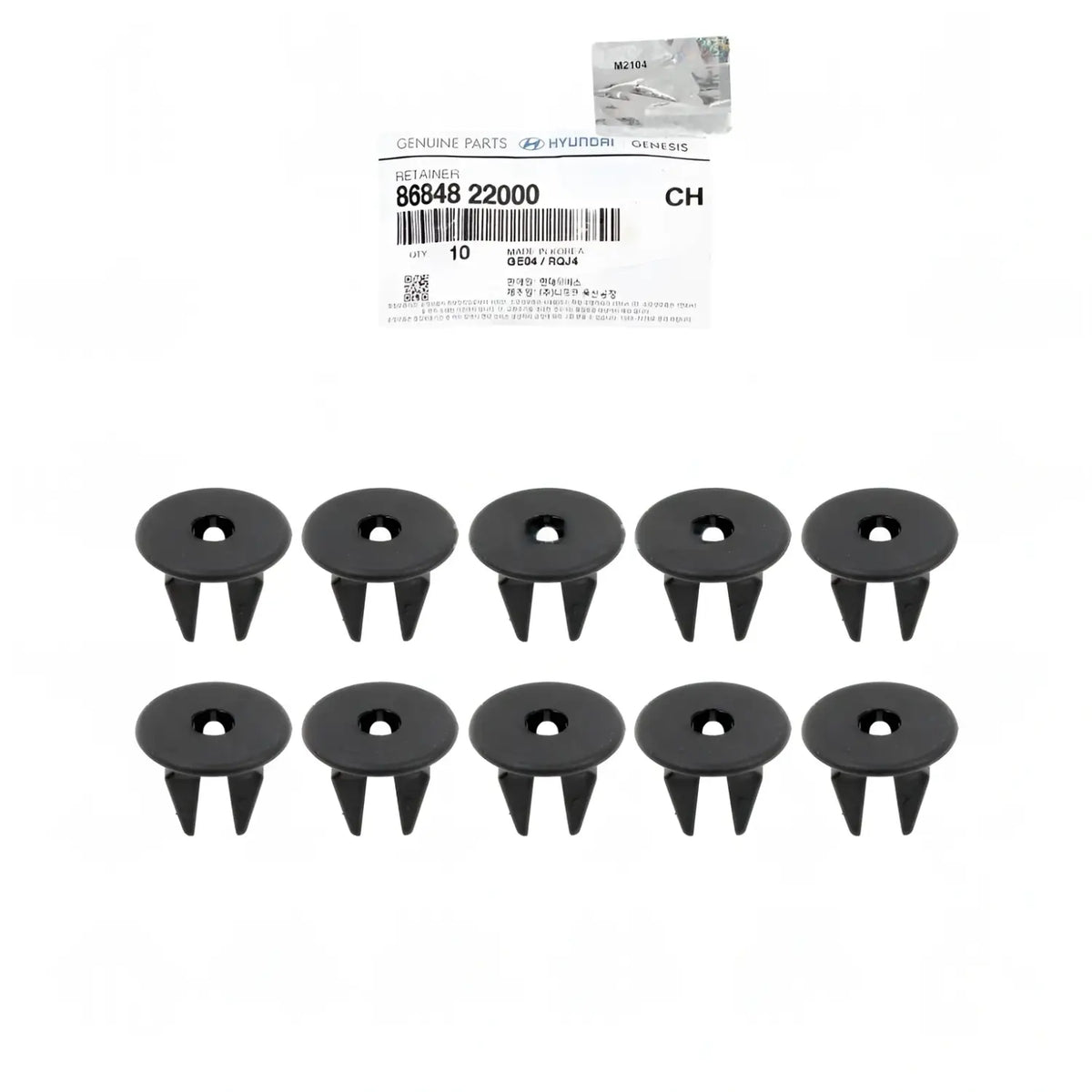 Genuine 8684822000 Fender Liner Retainers 10PCS For Hyundai Kia 1995-2021