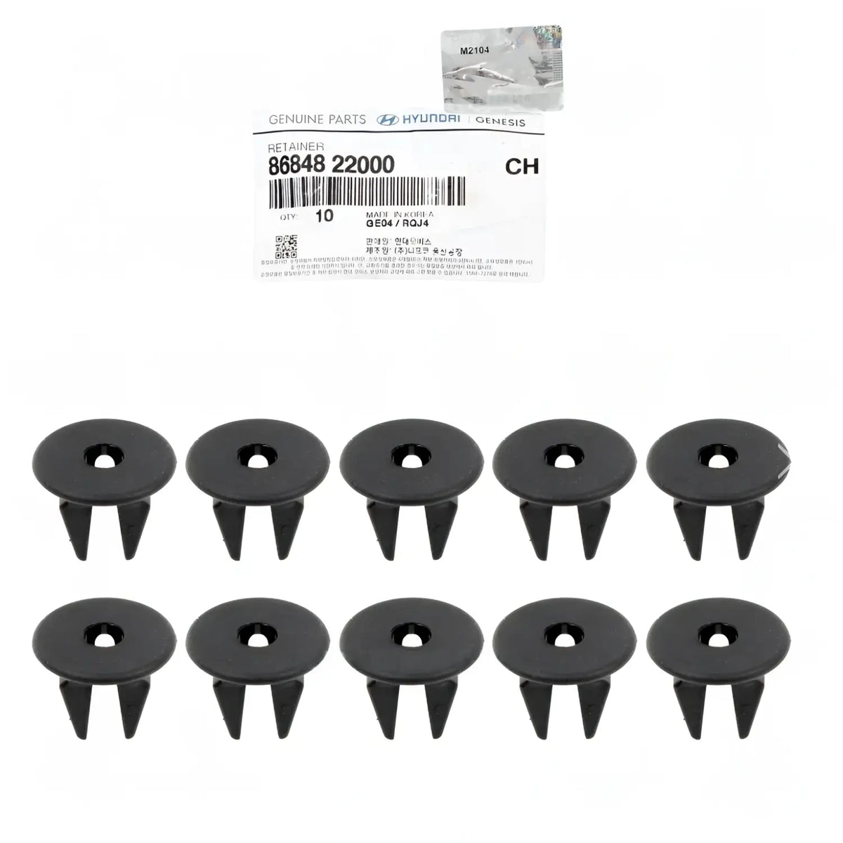 Genuine 8684822000 Fender Liner Retainers 10pcs For Hyundai Kia 1995-2021