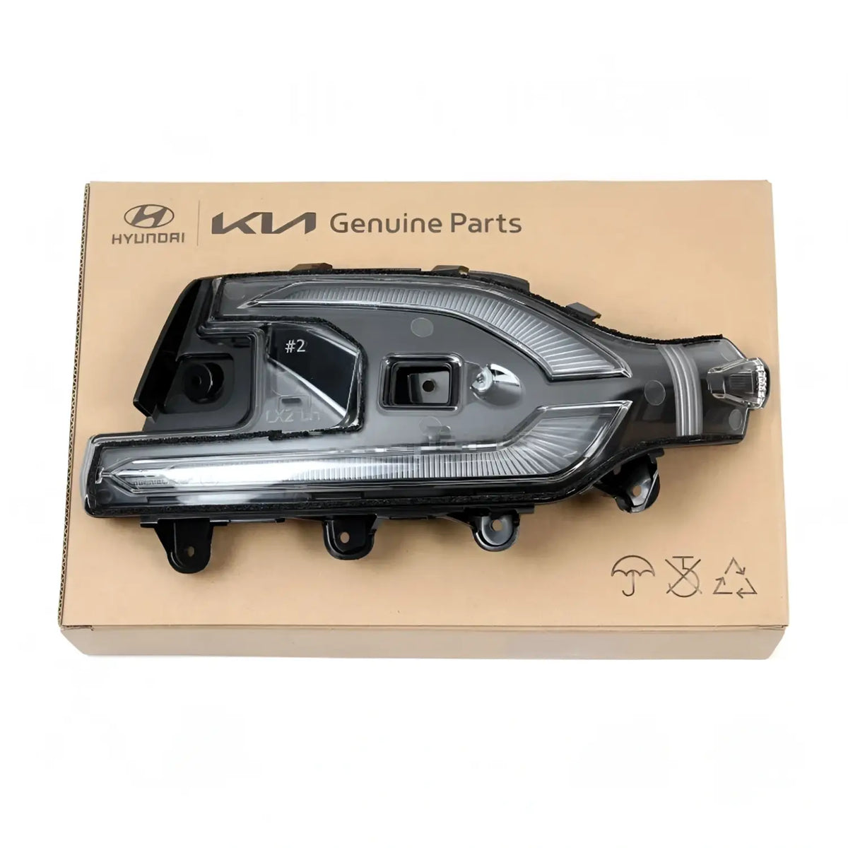 Genuine 87614S8000 Outside Mirror Signal Lamp Left For Hyundai Palisade 2020-2022