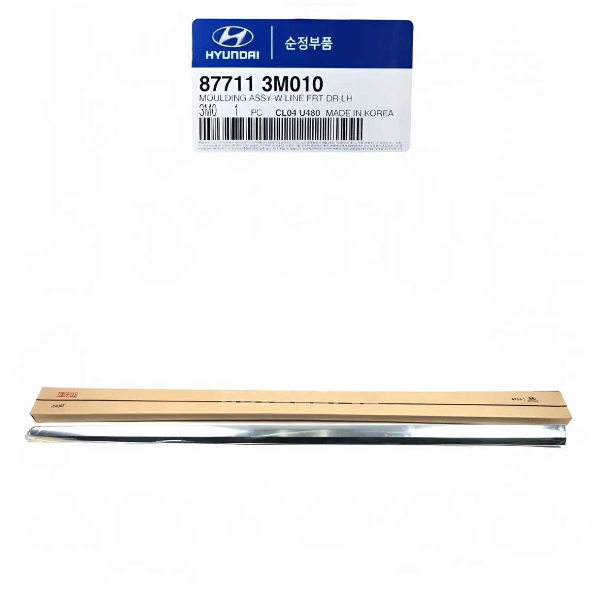 Genuine 877113M010 Front Door Side Molding Left For Hyundai Genesis 2009-2014