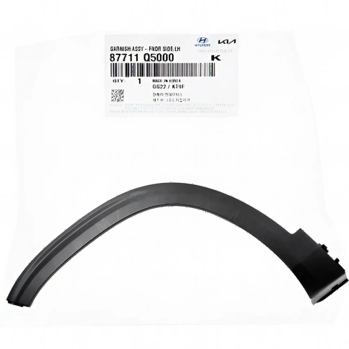 Genuine 87711Q5000 Front Fender Wheel Molding Left LH For Kia Seltos 2020-2022