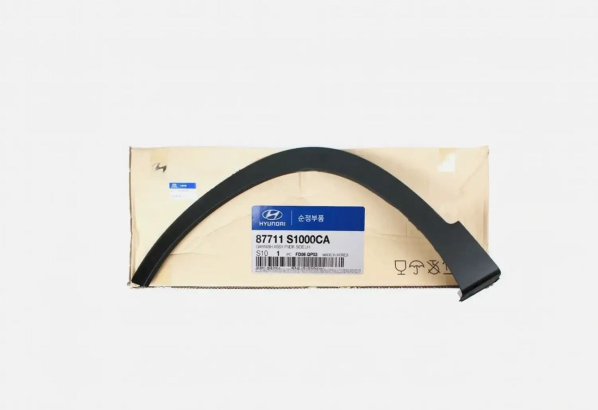 Genuine 87711S1000CA Front Fender Wheel Molding Left For Hyundai Santa Fe 19-20