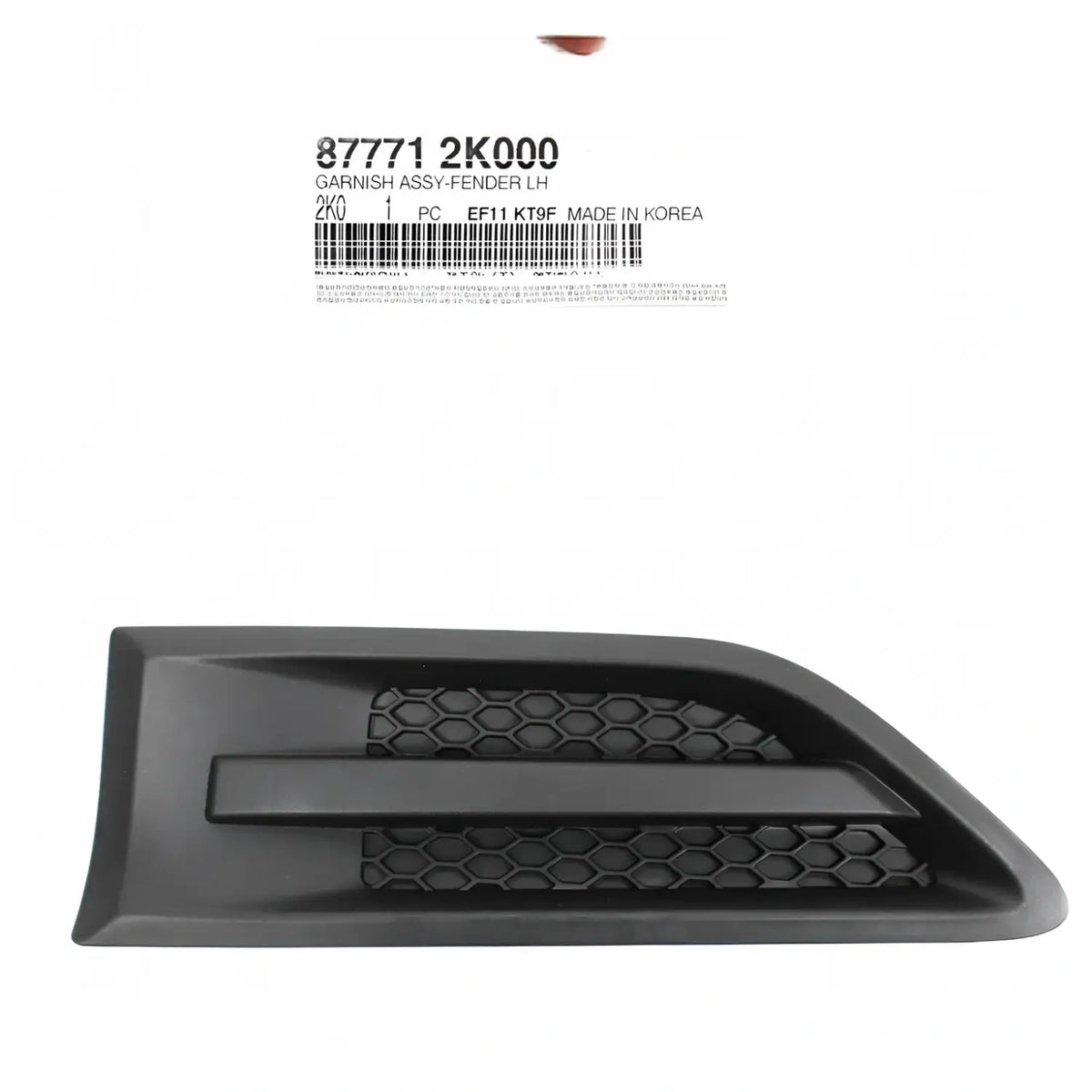 Genuine 877712K000 Fender Trim Molding Left Driver For Kia Soul 2010-2013