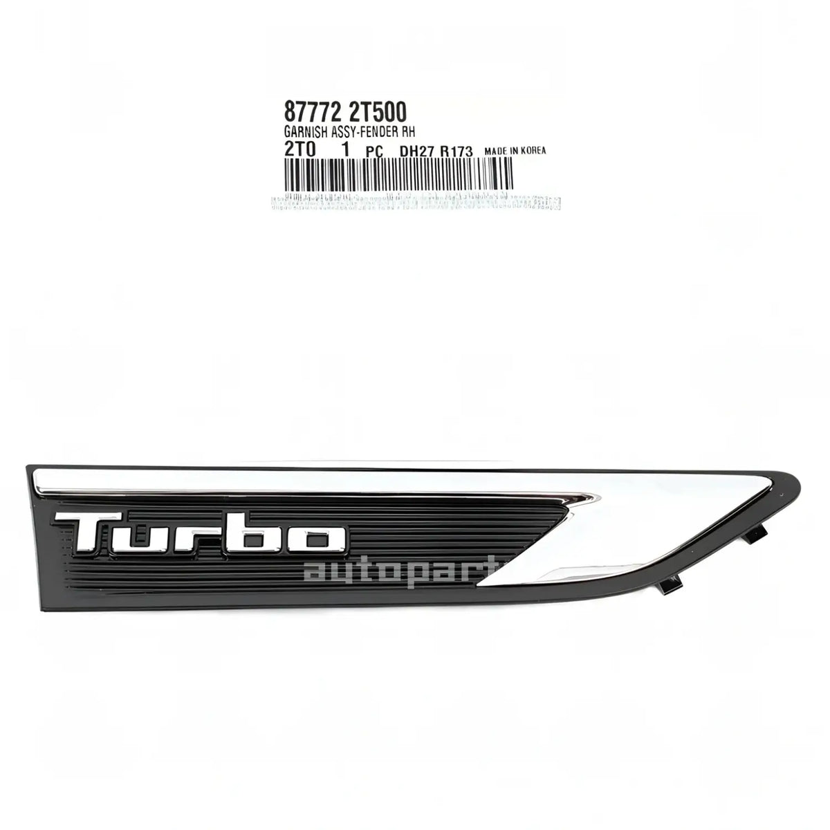 Genuine 877722T500 Fender Vent Grille Front Right For Kia Optima Turbo 2011-2015