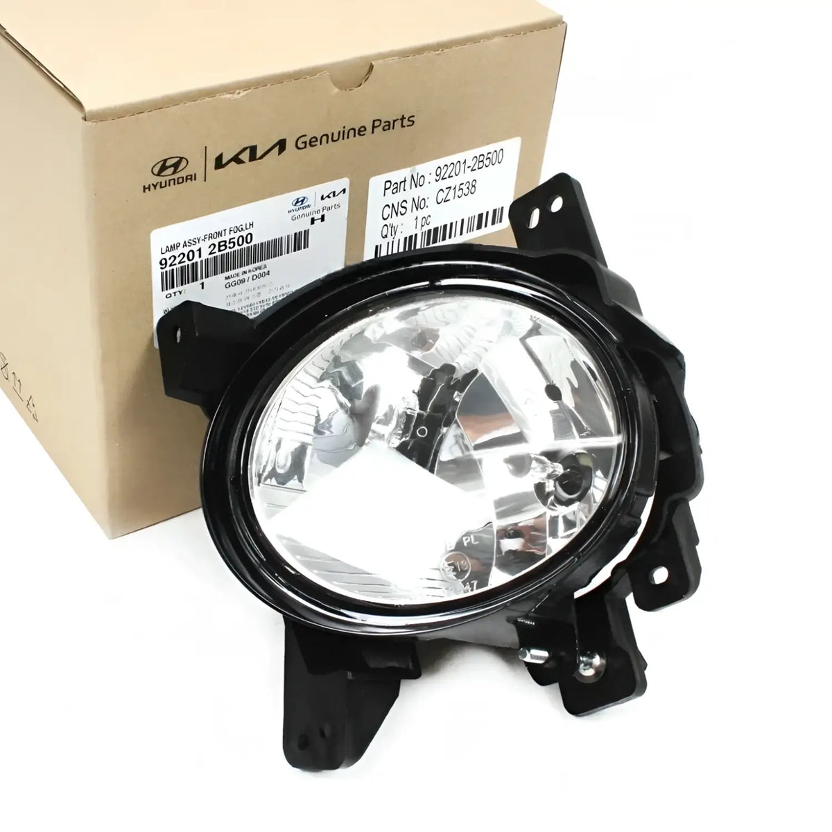 Genuine 922012B500 Fog Light Lamp Front Left For Hyundai Santa Fe 2010-2012