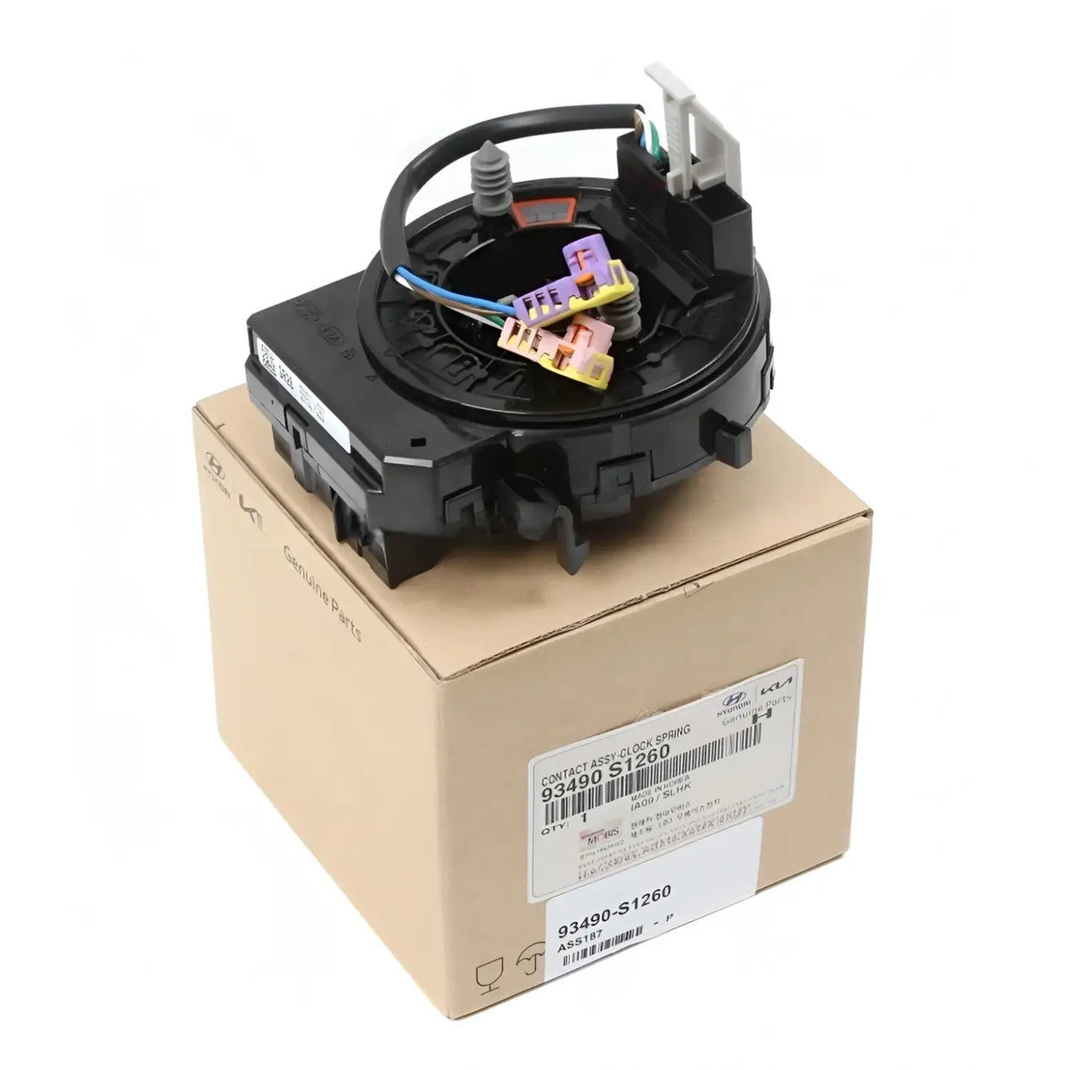 Genuine 93490S1260 HEATED Clock Spring Contact For Hyundai PALISADE 2021-2022