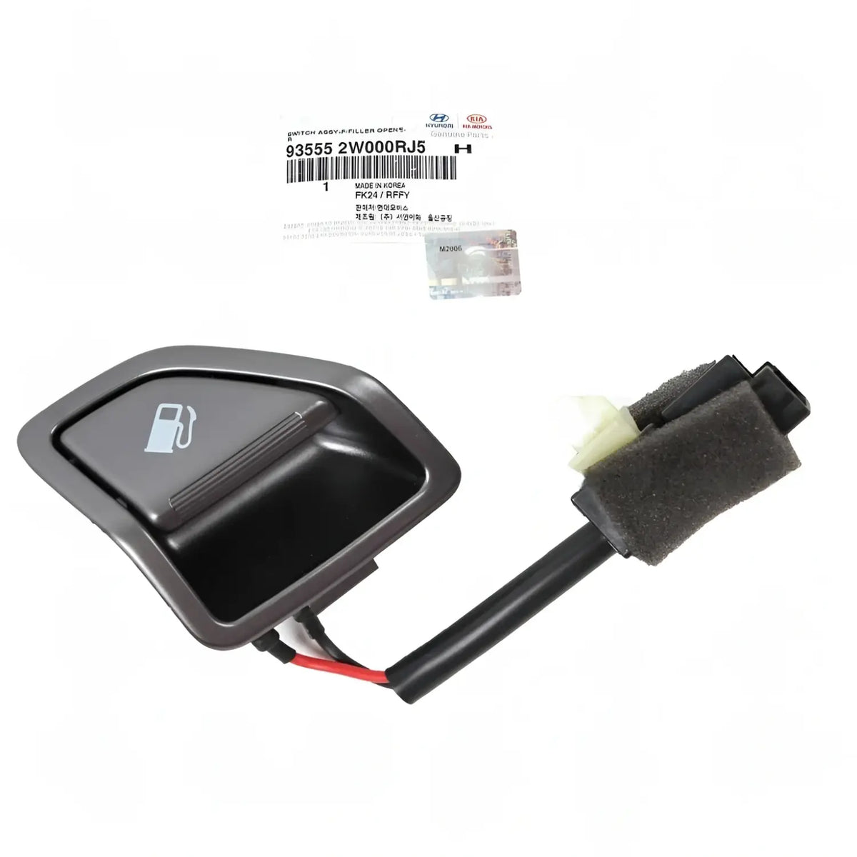 Genuine 935552W000RJ5 Fuel Filler Opener Release Switch Gray For Santa fe 13-16