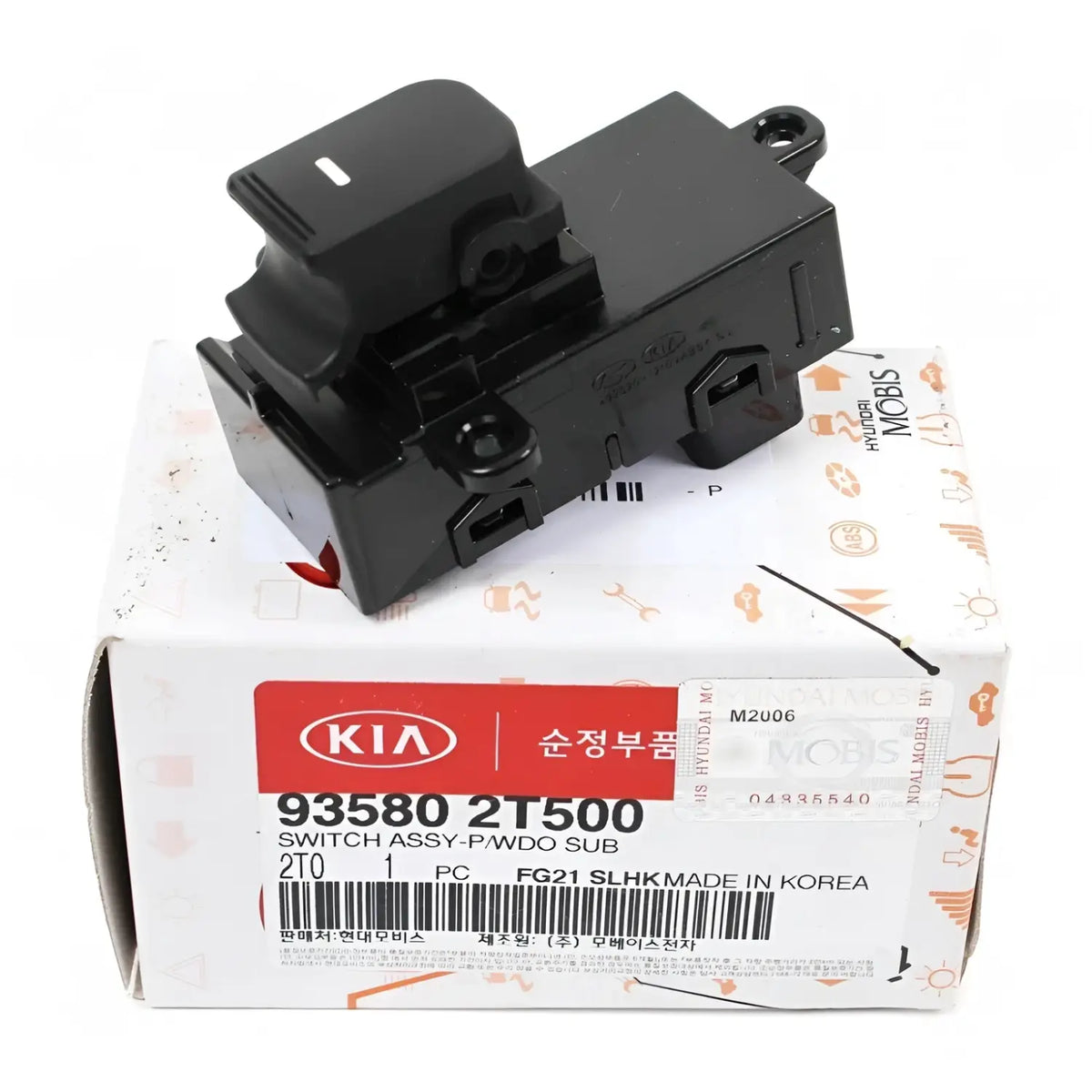 Genuine 935802T500 Rear Door Power Window Switch For Kia Optima 2014-2016