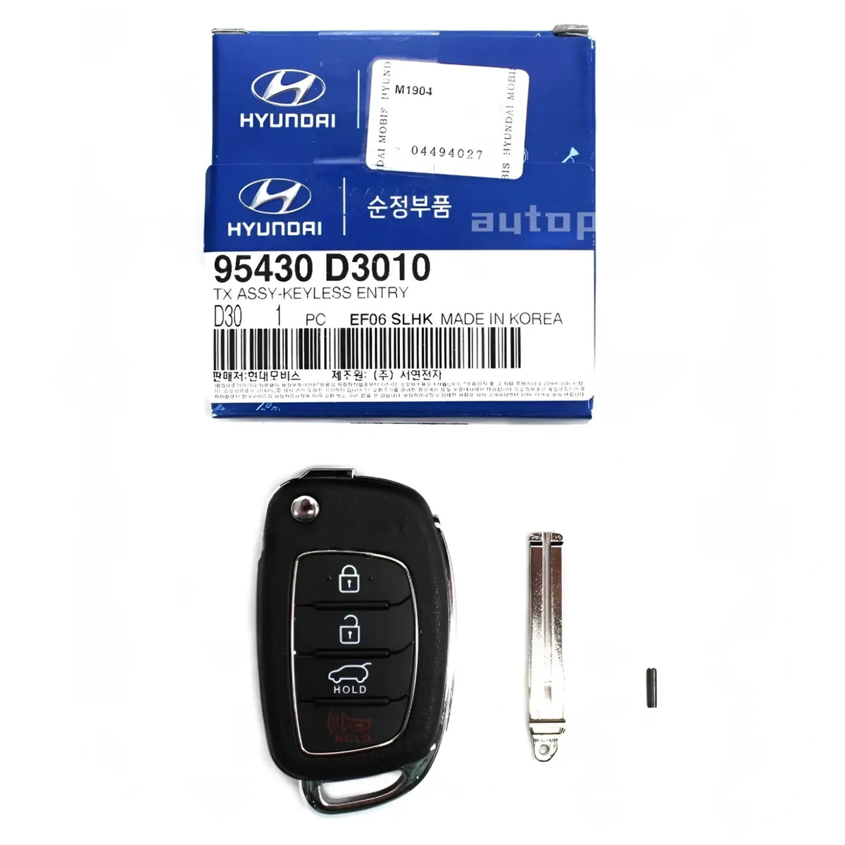 GENUINE 95430D3010 KEYLESS ENTRY REMOTE CONTROL KEY FOR HYUNDAI TUCSON 2016-2020
