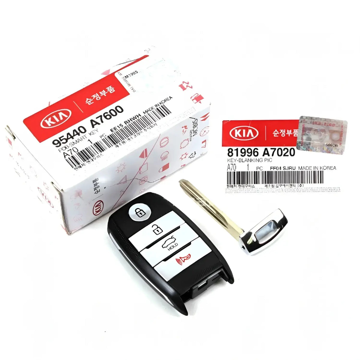 Genuine 95440A7600 FOB Smart Key Remote Control & Blank For Kia Forte 2017-2018